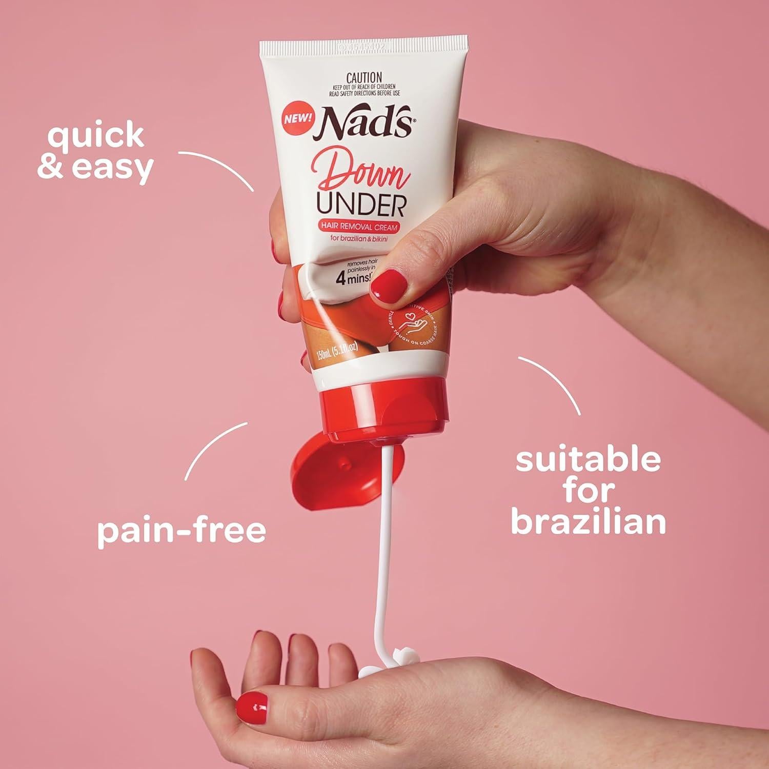 Crema Depilatoria Intima Nad's Down Under 150 ml