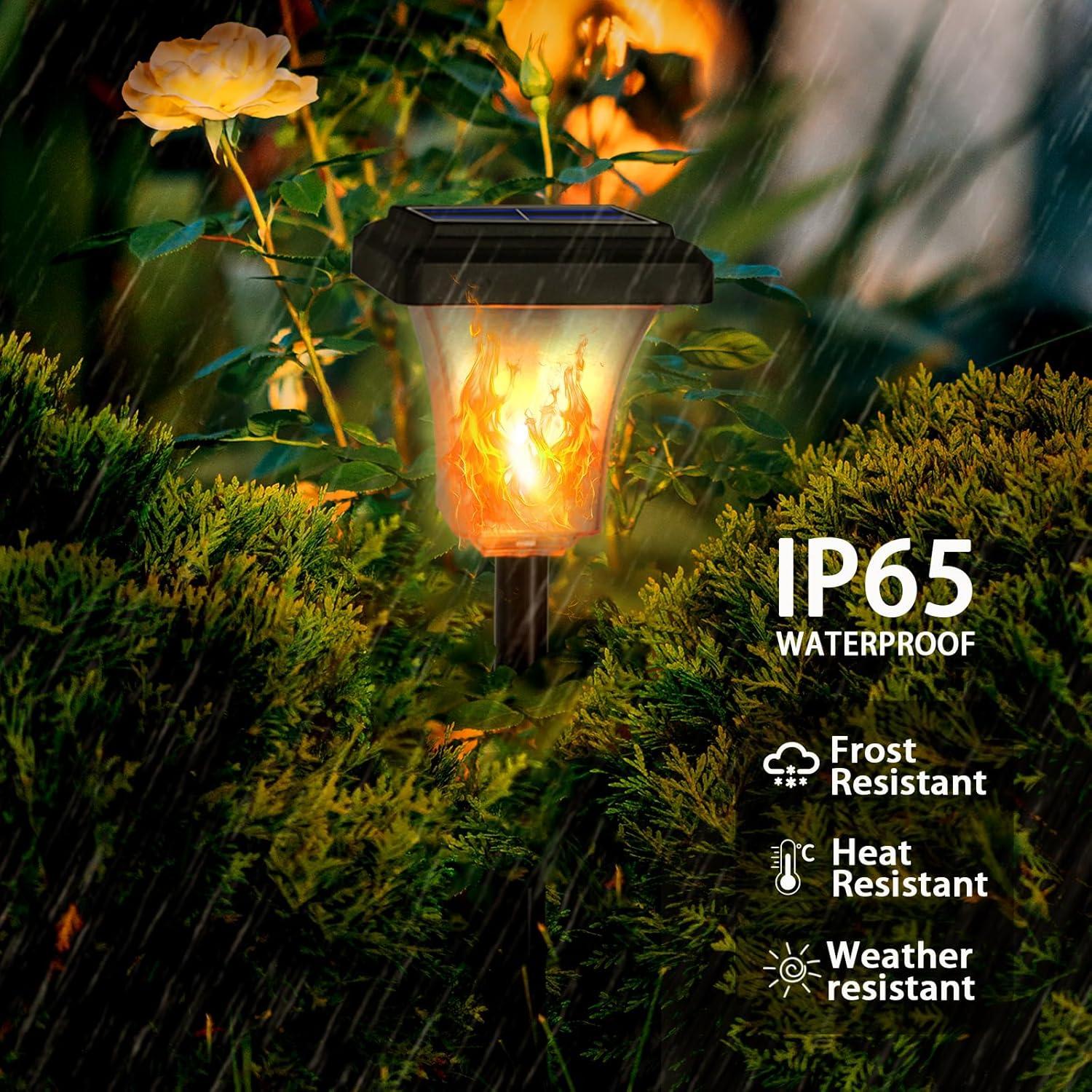 Luces de Antorcha Solar Swingers LED 4 Unidades Impermeables