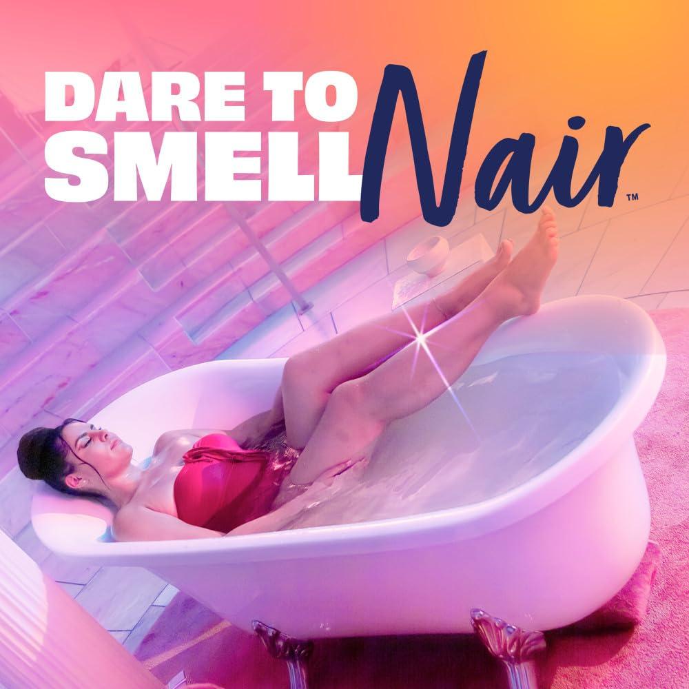 Crema Depilatoria Nair con Aceite de Coco y Vitamina E 389g