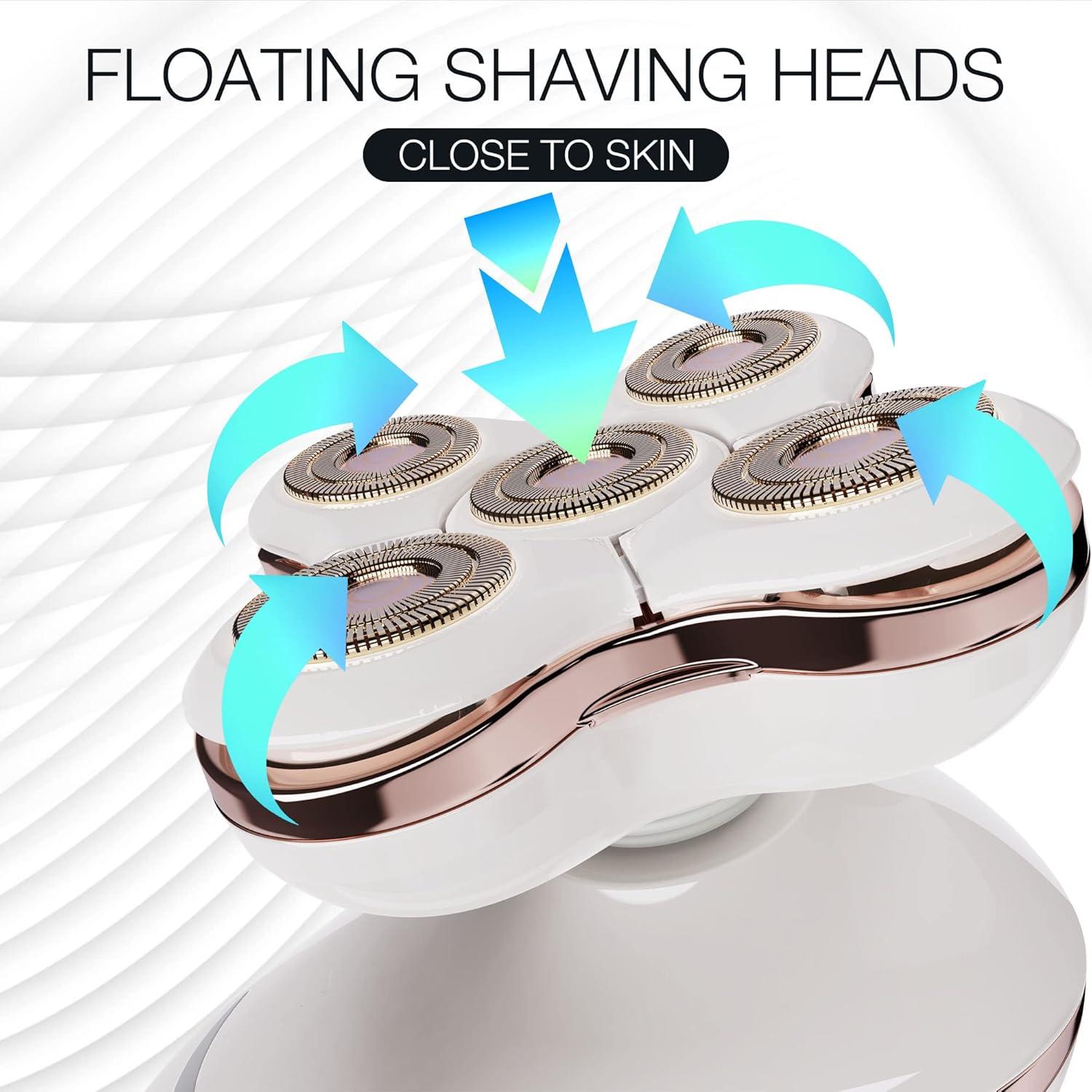 Afeitadora Eléctrica VIMC BS-8008 Inalámbrica para Mujeres