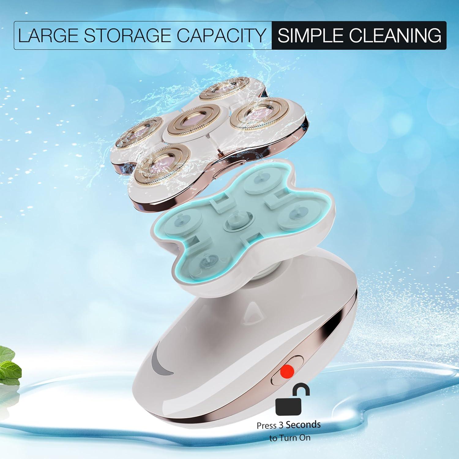 Afeitadora Eléctrica VIMC BS-8008 Inalámbrica para Mujeres