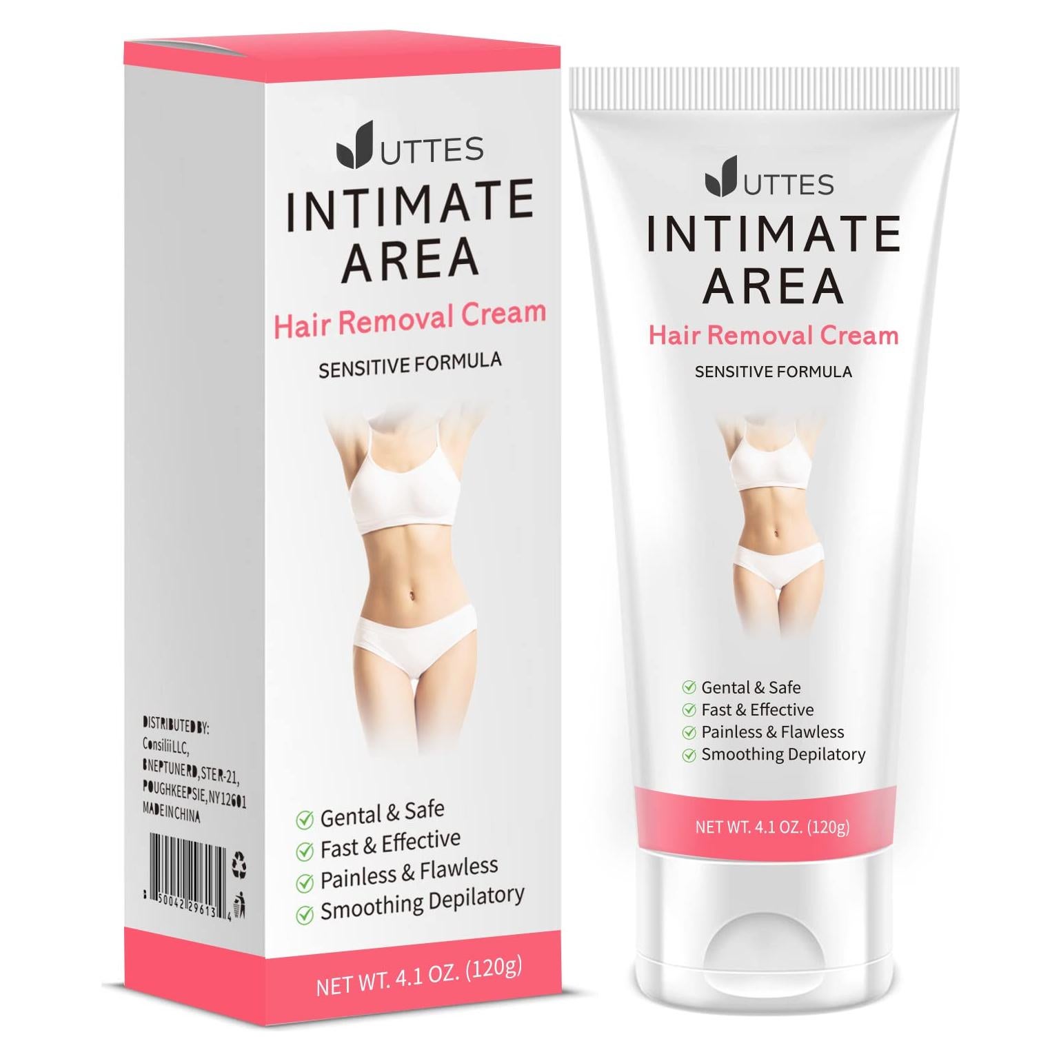 Crema Depilatoria Intima para Mujeres 150g - Suave y Efectiva