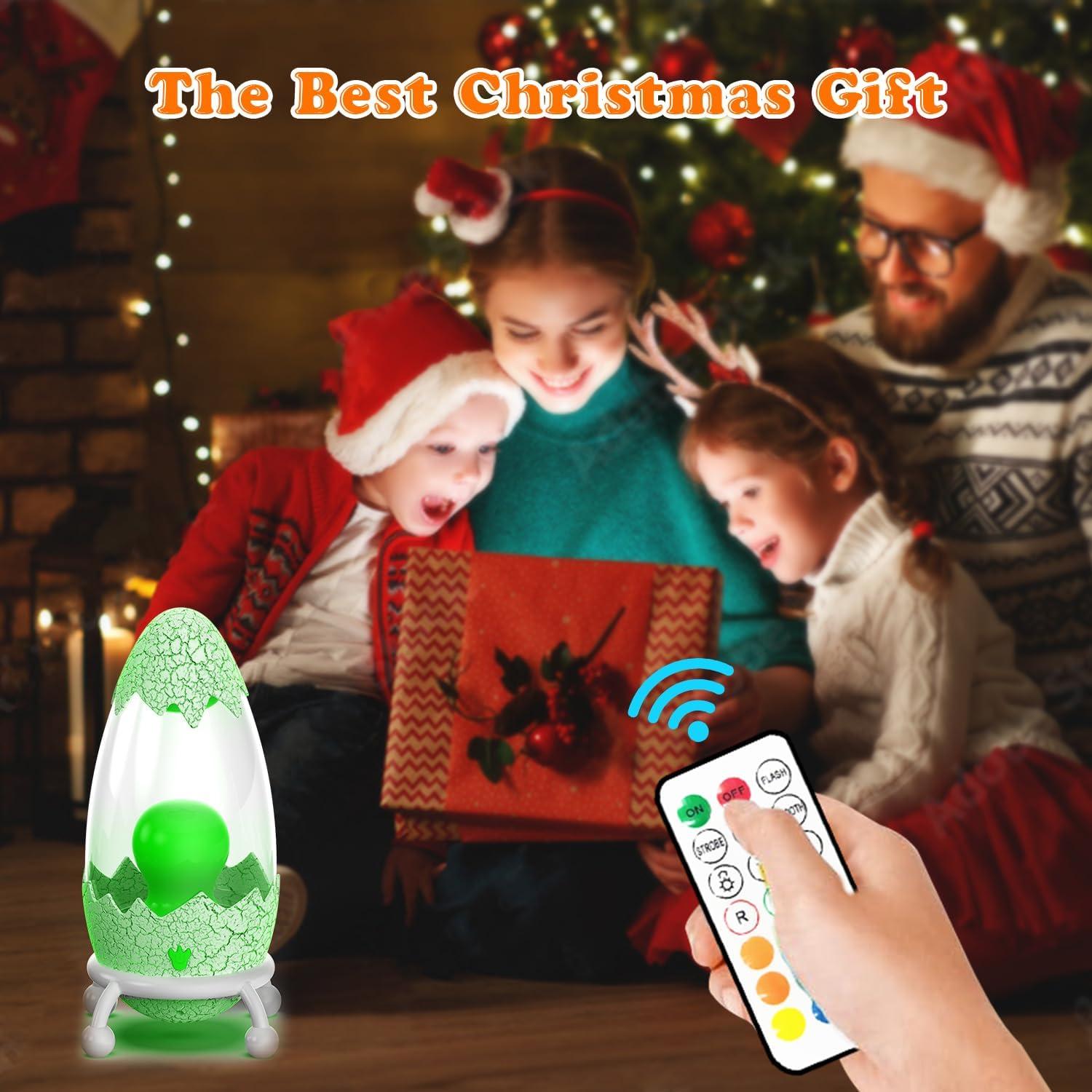 Lámpara de Movimiento Líquido WANNALAMP Huevo Dinosaurio 12 Colores