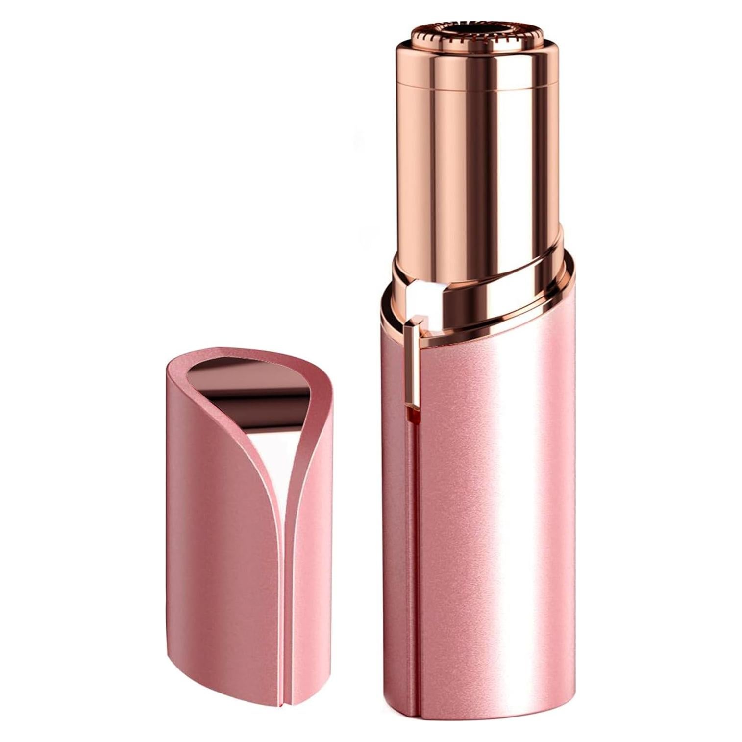 Afeitadora Facial HongTian Oro Rosa Indolora USB LED