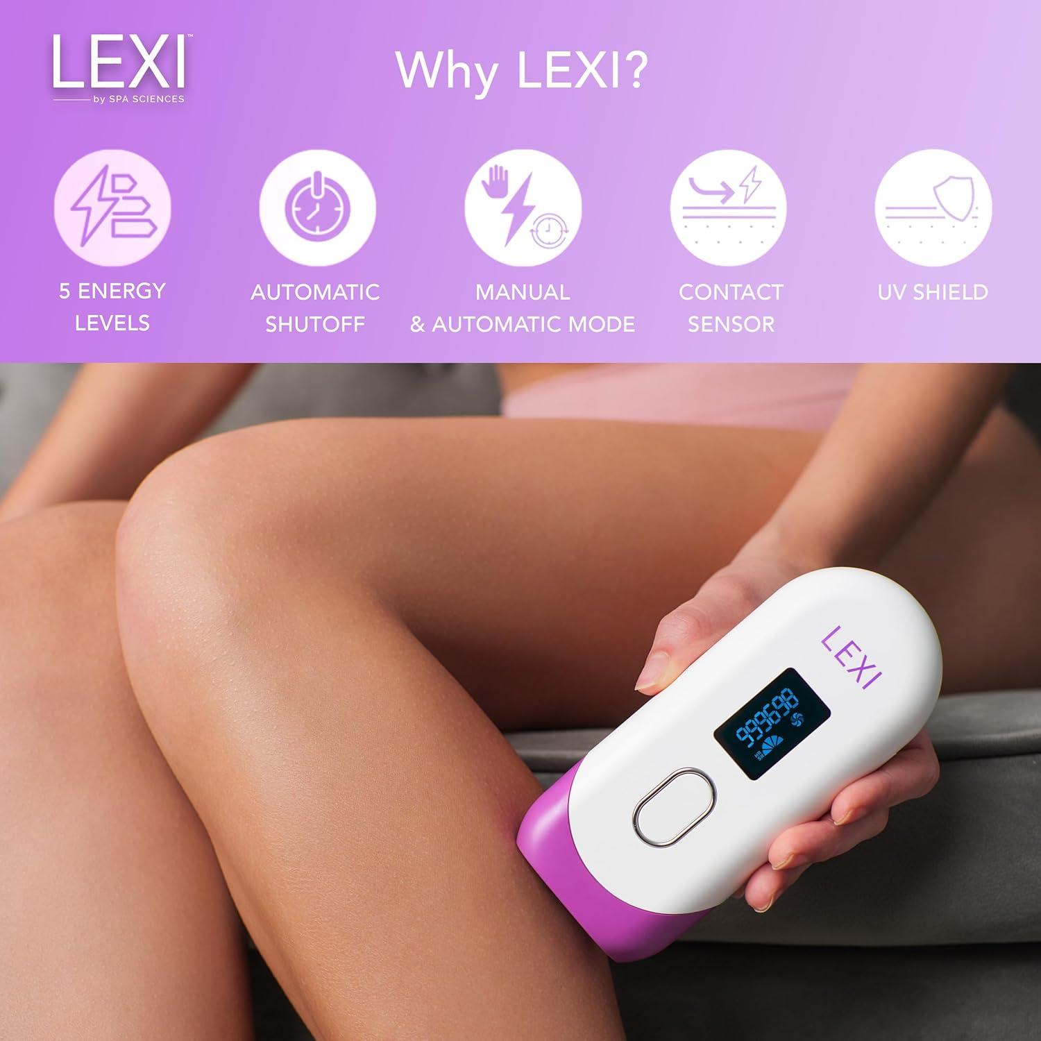 Spa Sciences LEXI - Eliminador de Vello IPL Indoloro 999,999 Destellos