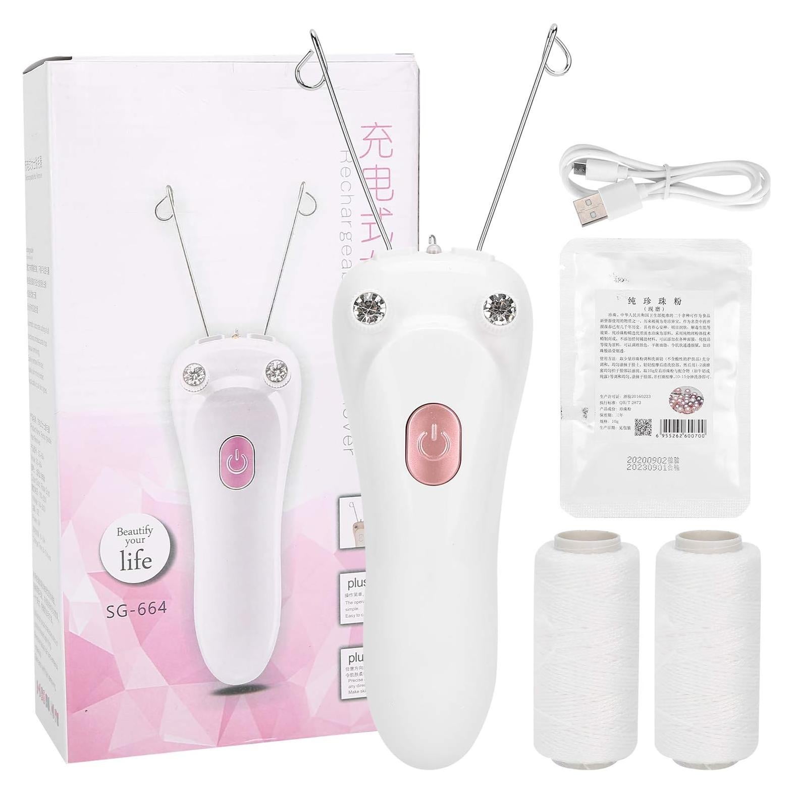 Epilador Eléctrico HURRISE para Vello Facial y Corporal USB