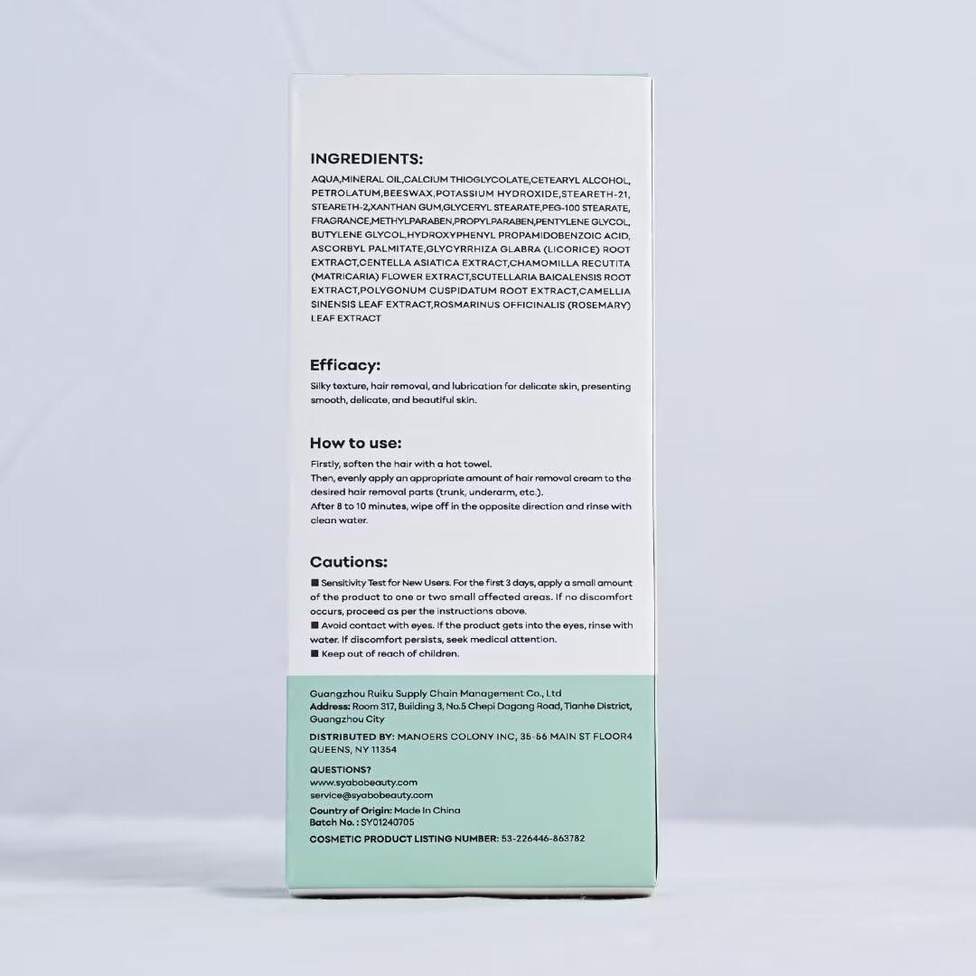 Crema Depilatoria SYABO para Mujeres y Hombres - 150ml