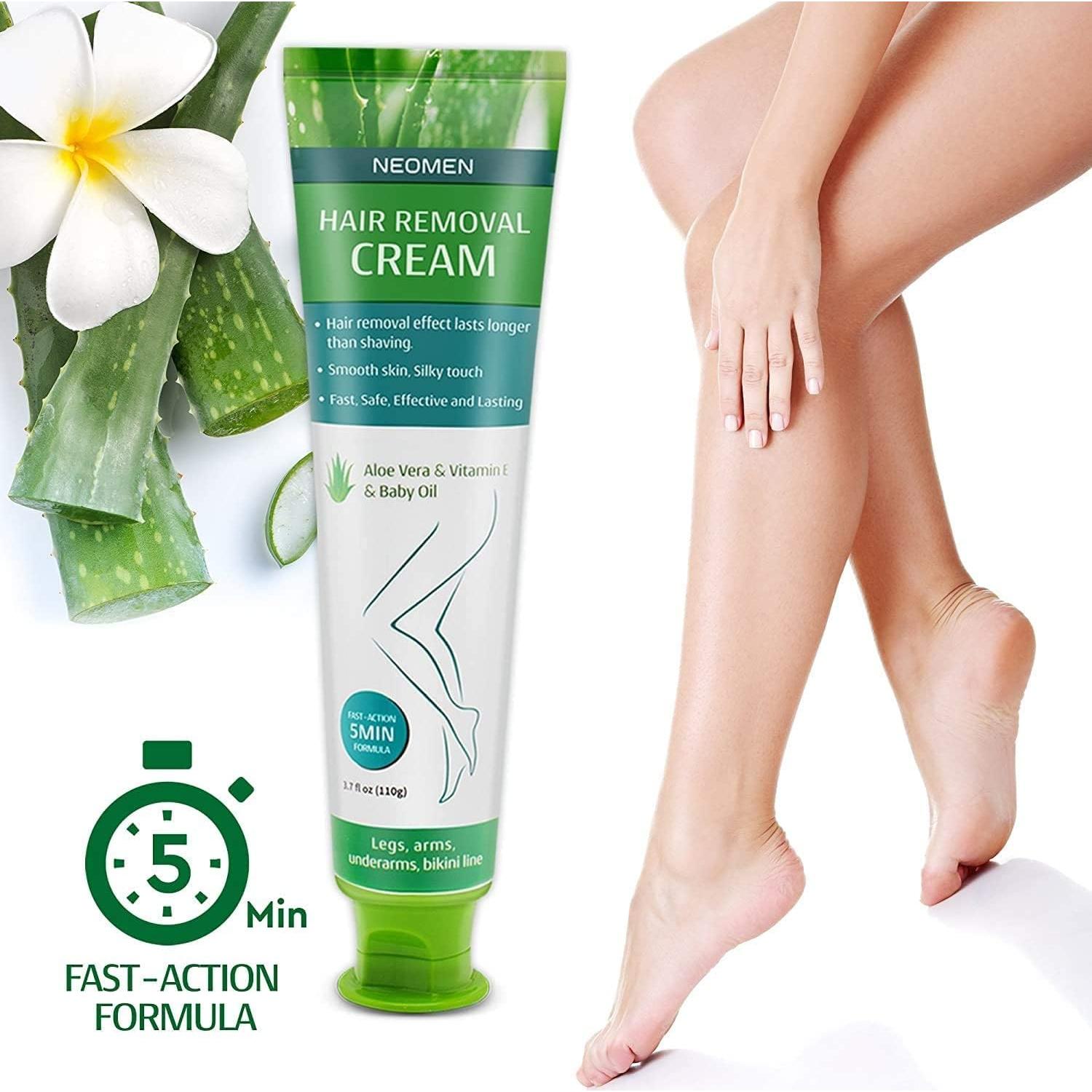 Crema Depilatoria NEOMEN para Piel Sensible con Aloe Vera