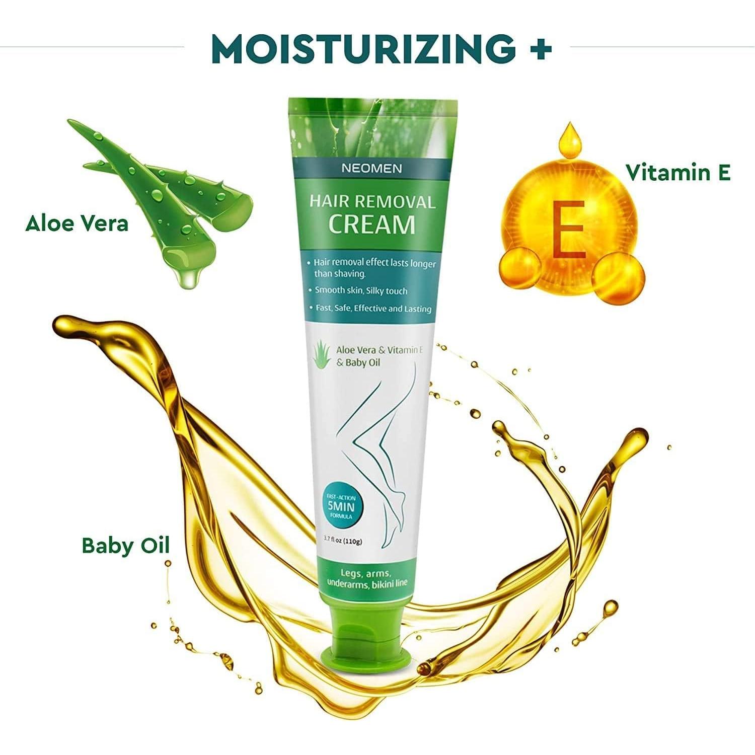 Crema Depilatoria NEOMEN para Piel Sensible con Aloe Vera