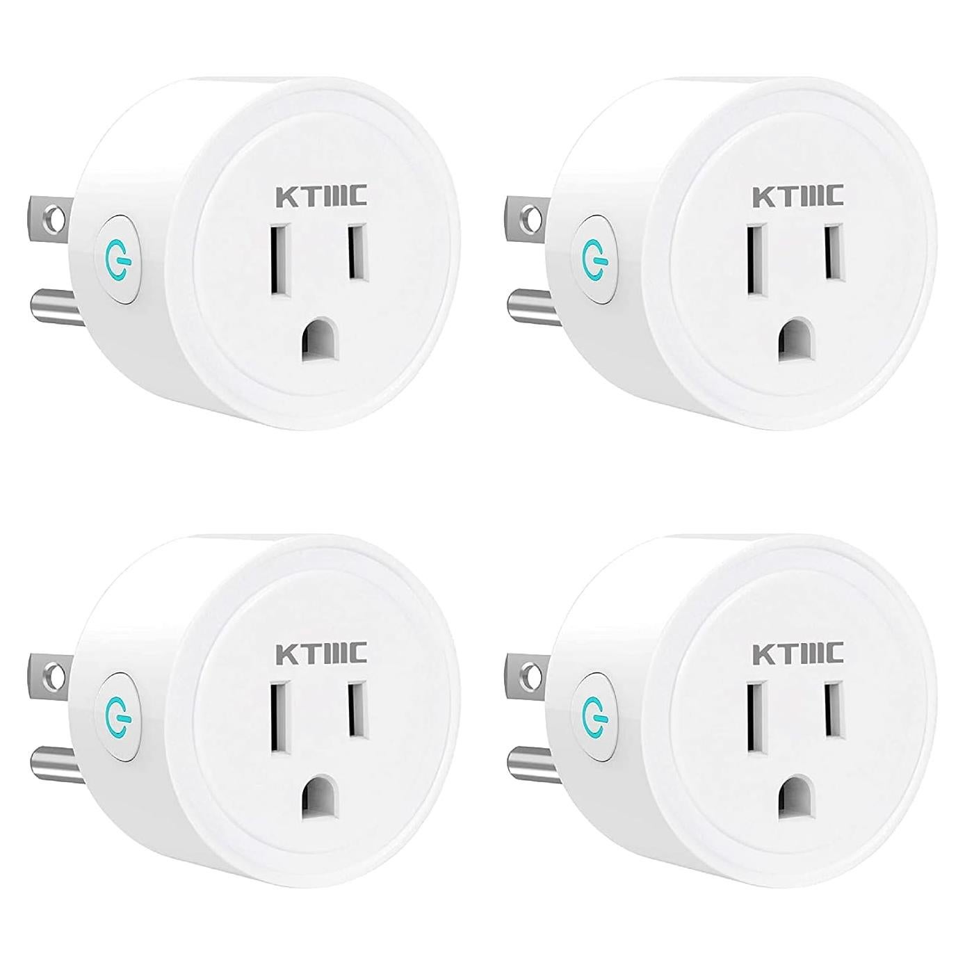 Enchufe Inteligente KTMC Paquete de 4, Control Remoto, ETL