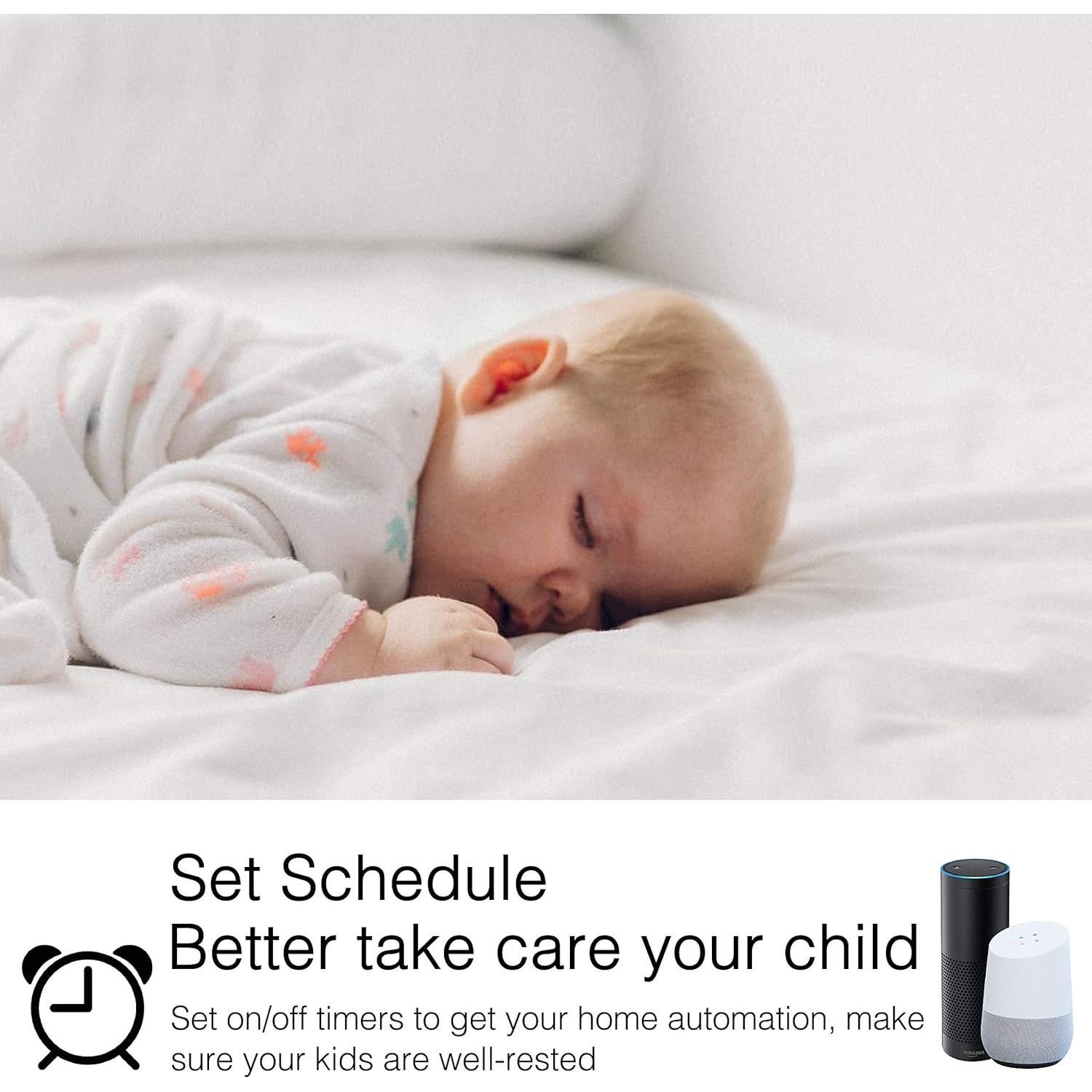 Enchufe Inteligente KTMC Paquete de 4, Control Remoto, ETL