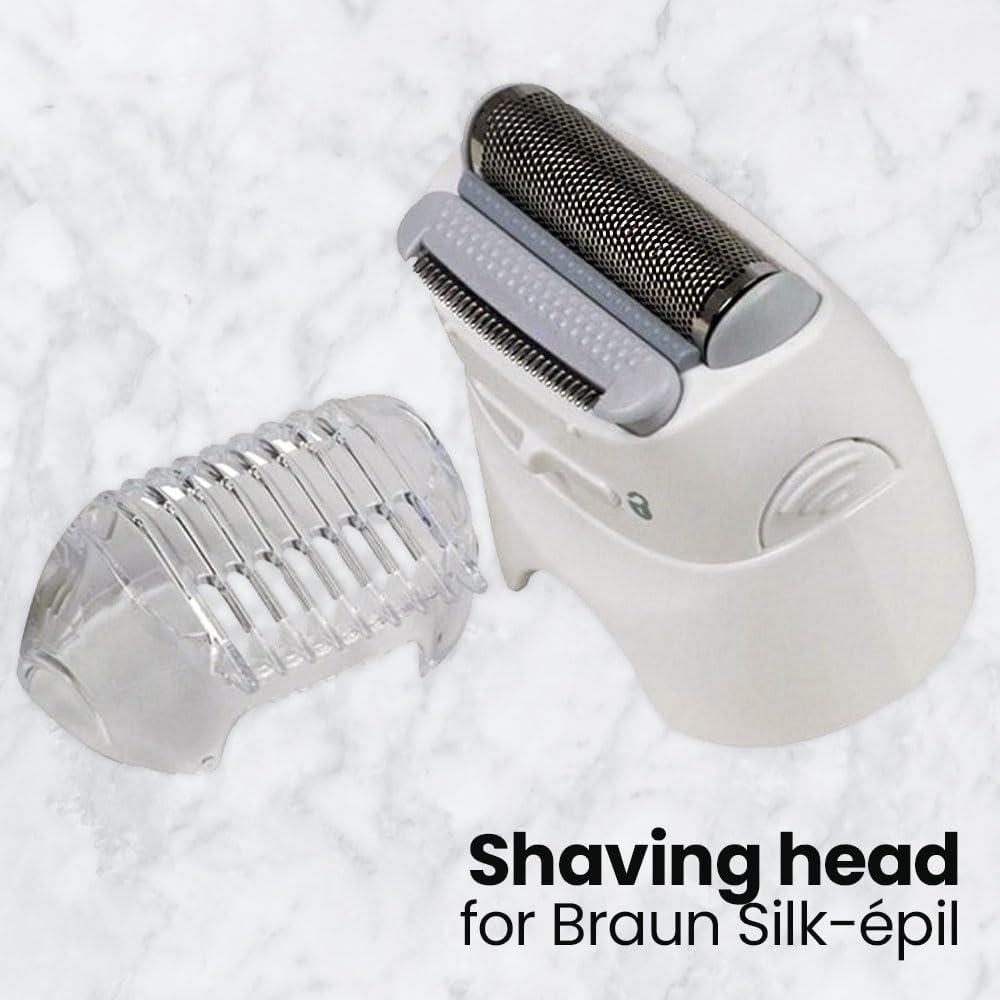 Cabezal de repuesto Braun Silk-Epil 5, 7 y 9 - Afeitado suave