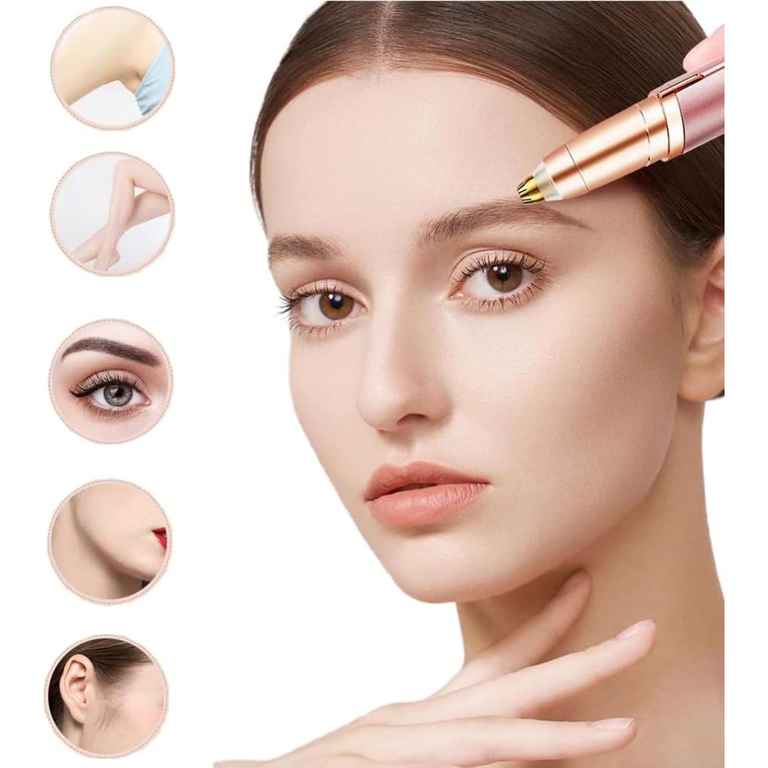 Recortador de cejas eléctrico Colordiary m001 con luz LED