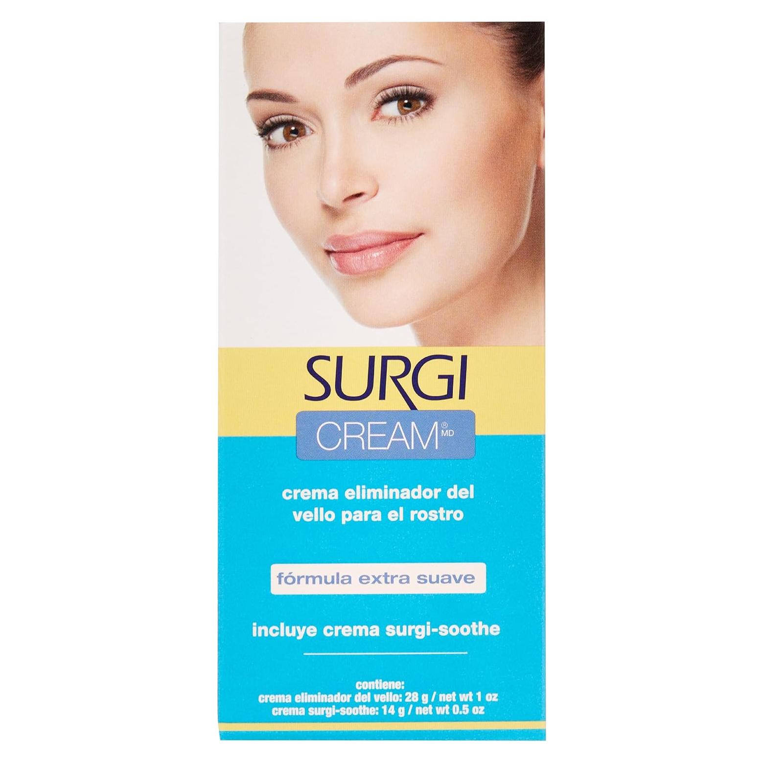 Crema Depilatoria Facial Surgiwax 59 ml, Suave y Efectiva