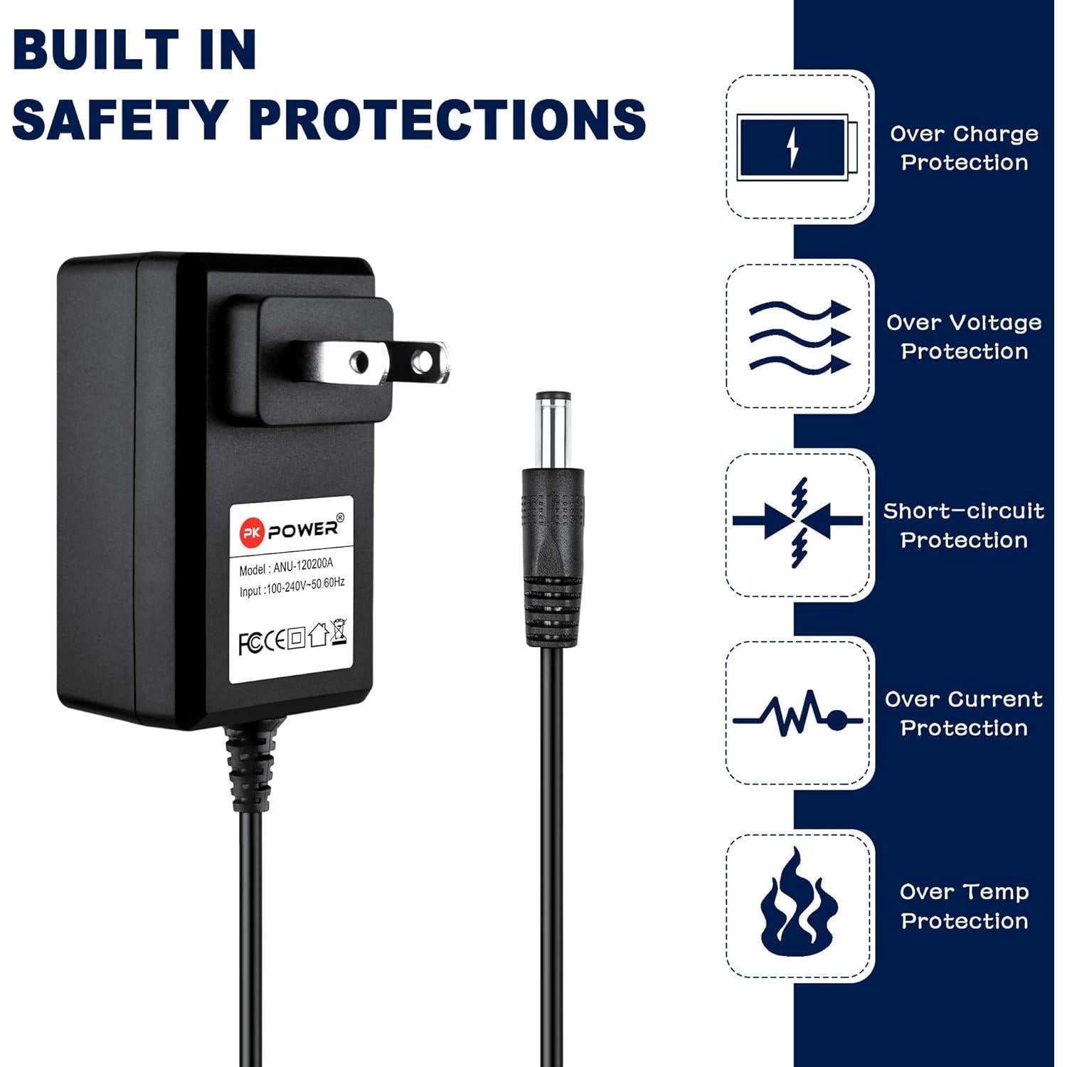 Adaptador CA PKPOWER para depiladora Braun Silk Epil