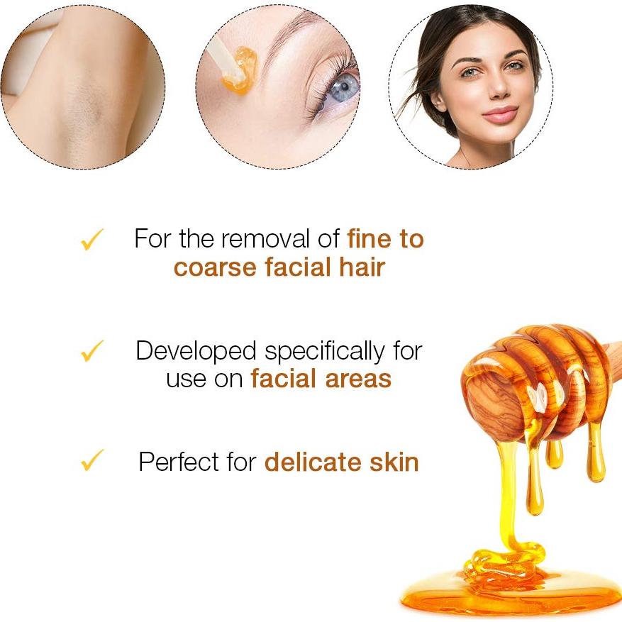 Cera Facial GiGi Honee 227 g - Depilación Piel Sensible