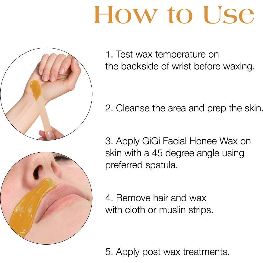 Cera Facial GiGi Honee 227 g - Depilación Piel Sensible