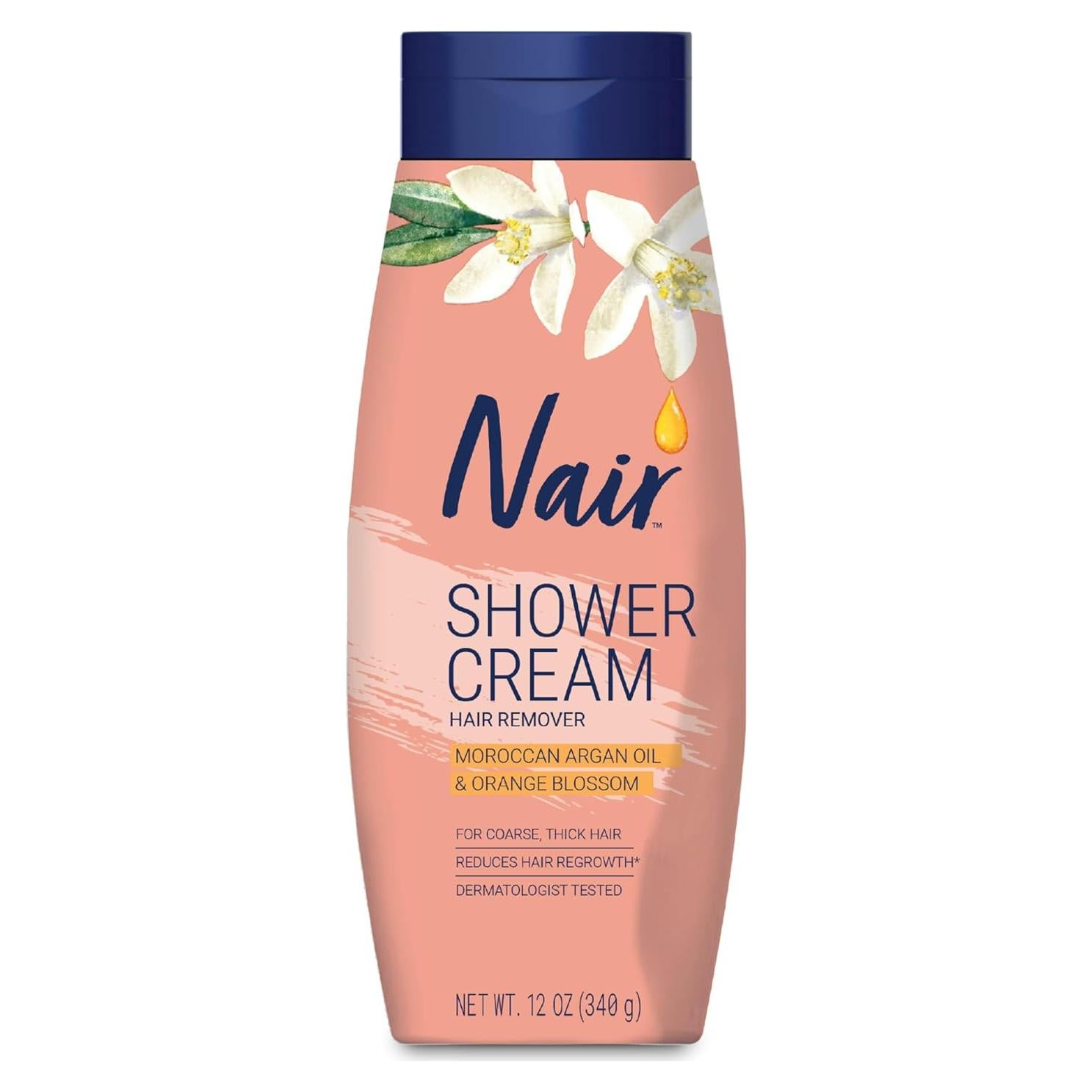Crema de Ducha Nair 340g con Aceite de Argán y Flor de Naranjo