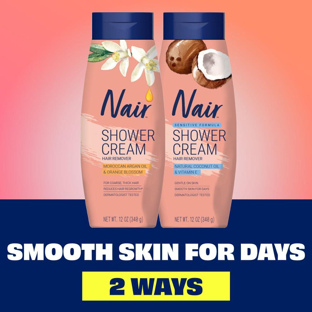 Crema de Ducha Nair 340g con Aceite de Argán y Flor de Naranjo