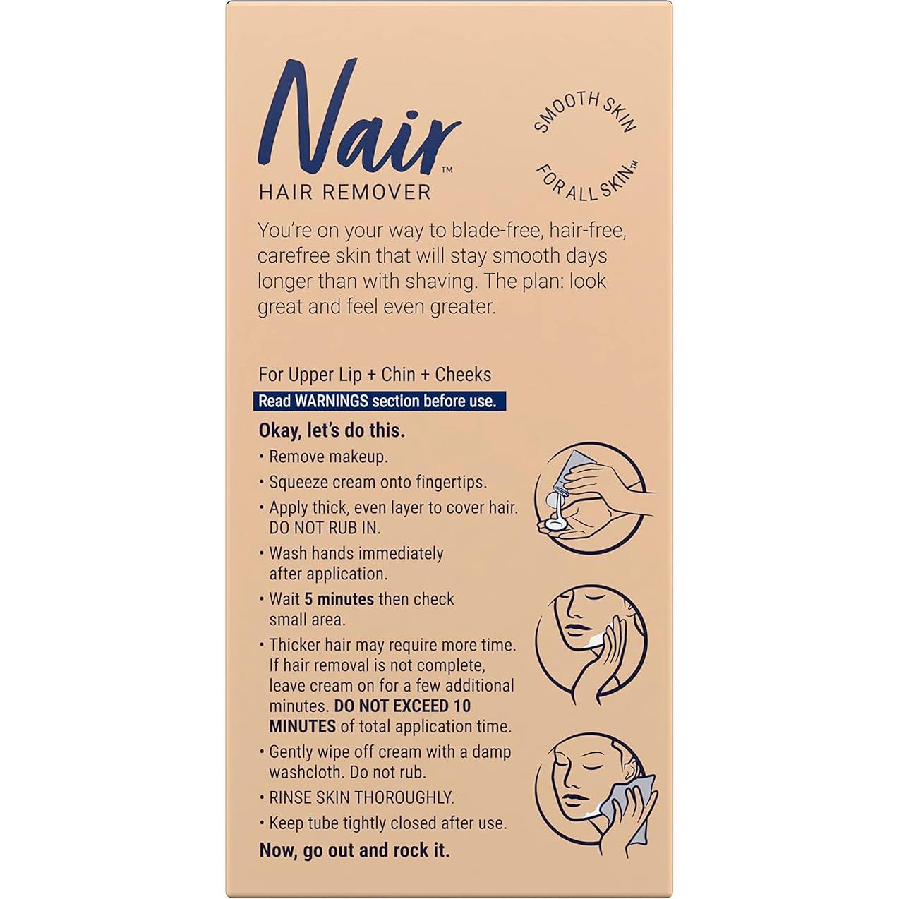 Crema Facial Hidratante Nair con Aceite de Almendra 56 g