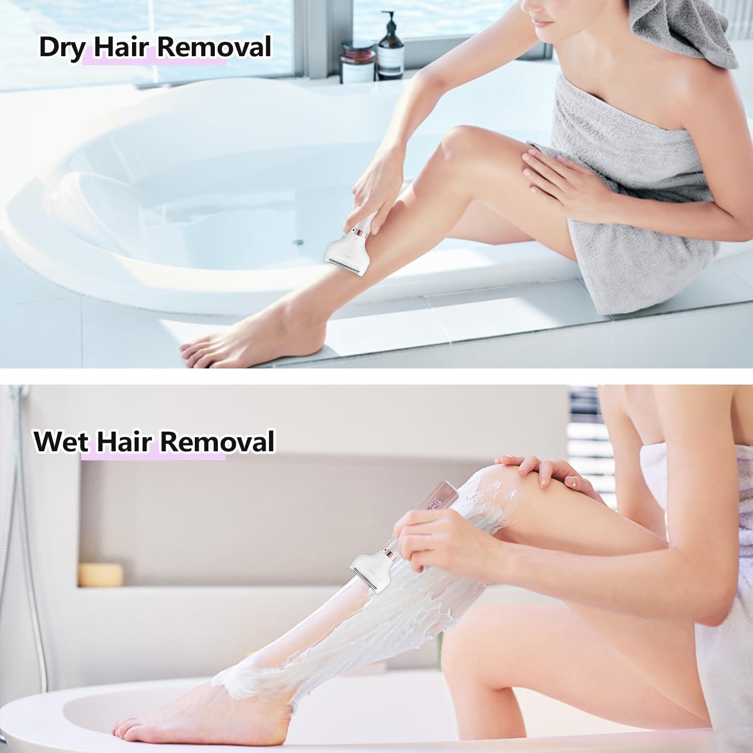 Afeitadora eléctrica 5 en 1 HaetFire para mujeres oro