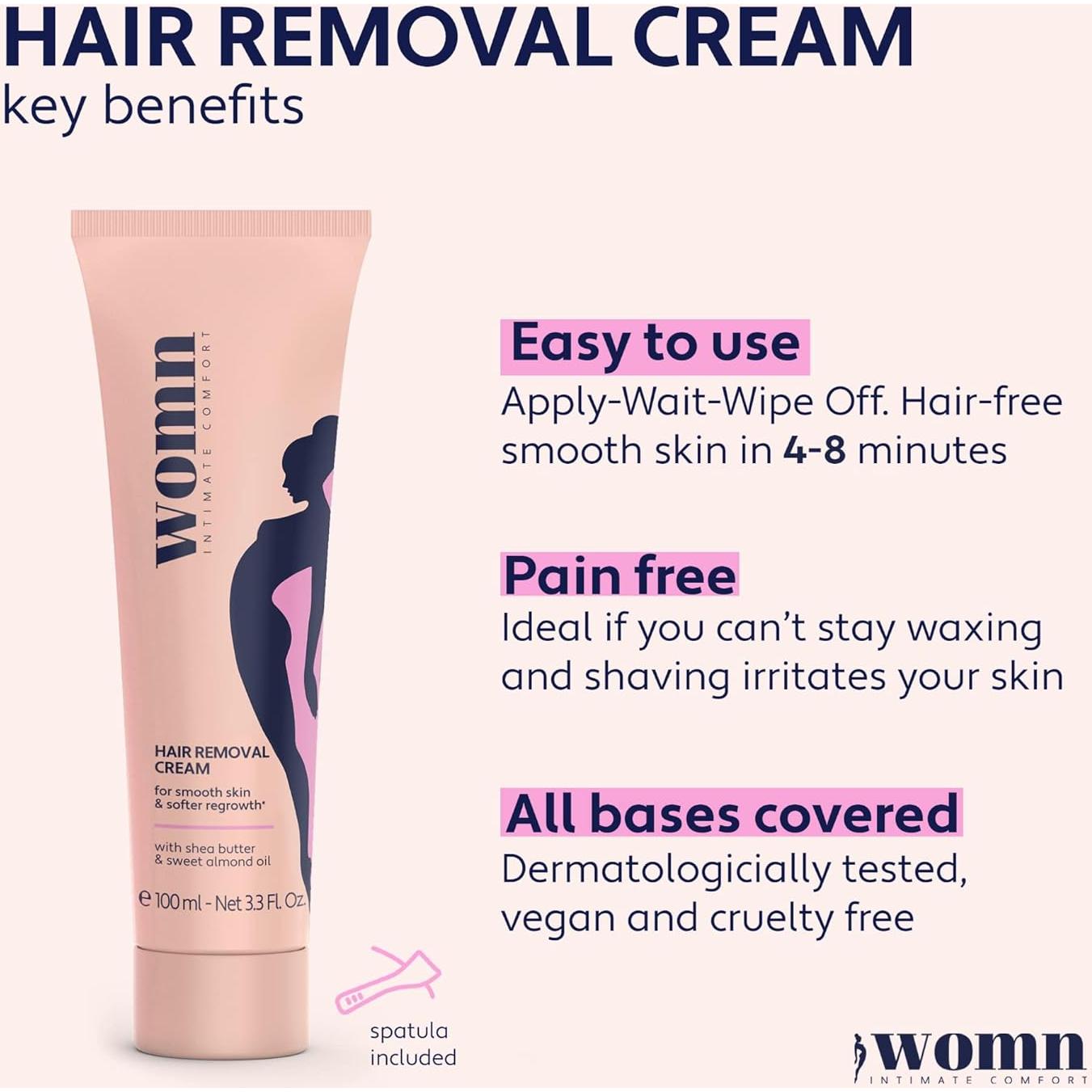 Crema Depilatoria womn Intimate Comfort 100ml para Bikini