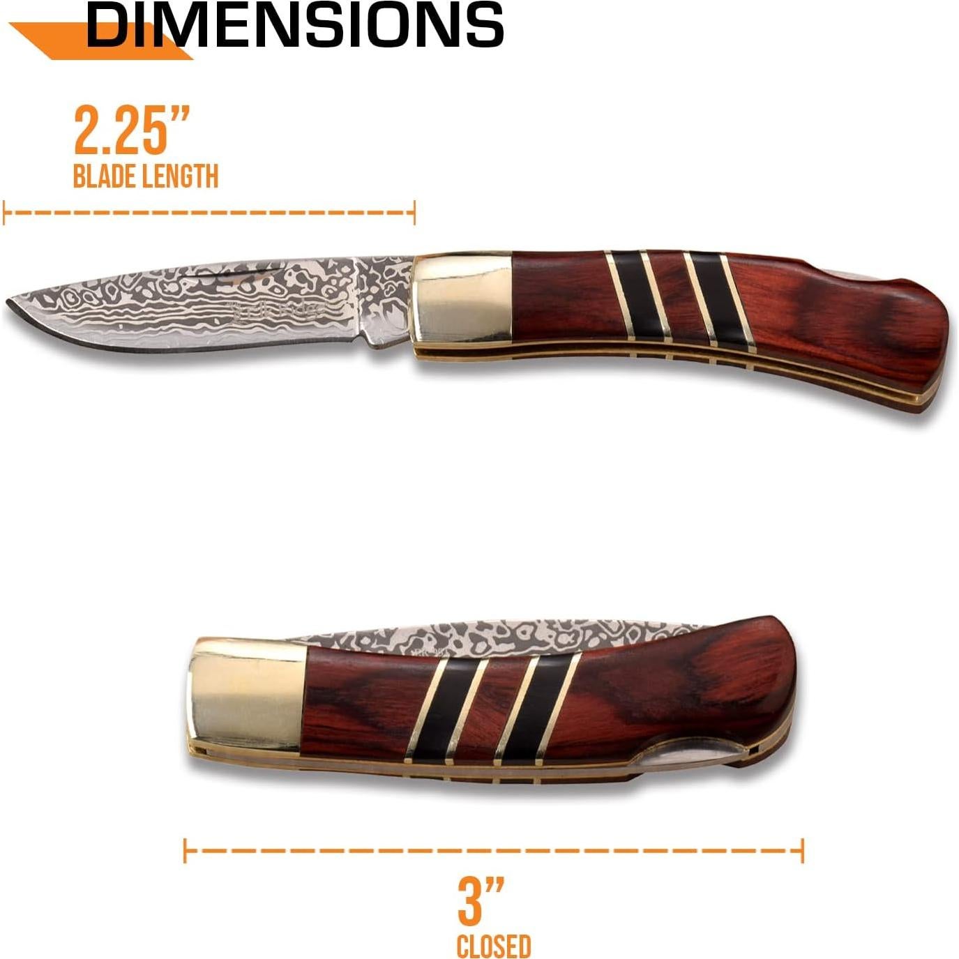 Cuchillo Plegable Elk Ridge 951WBCR-ER 5.25" Acero Inoxidable