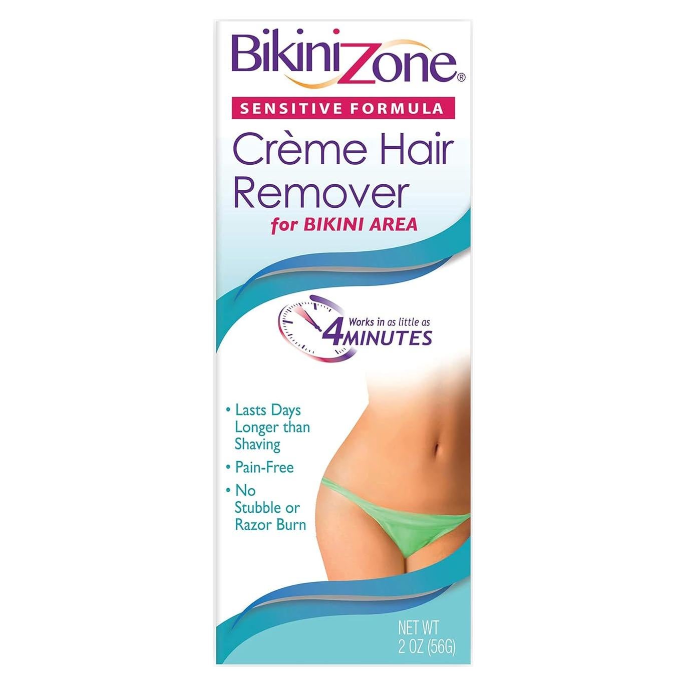 Crema Depilatoria Bikini Zone 2 Oz para Áreas Íntimas