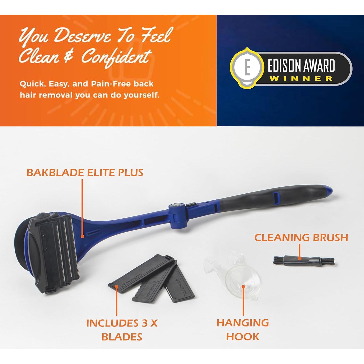 Afeitadora de Espalda BAKblade 2.0 Elite - Ergonómica y Sin Dolor