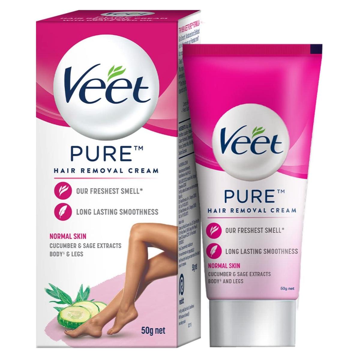 Crema Depilatoria Veet 50 g para Piel Normal