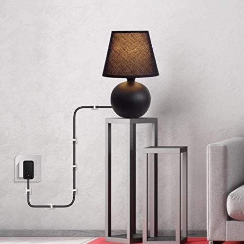 Elfcam® Clips Ajustables para Cables 50PCS Blanco 6mm