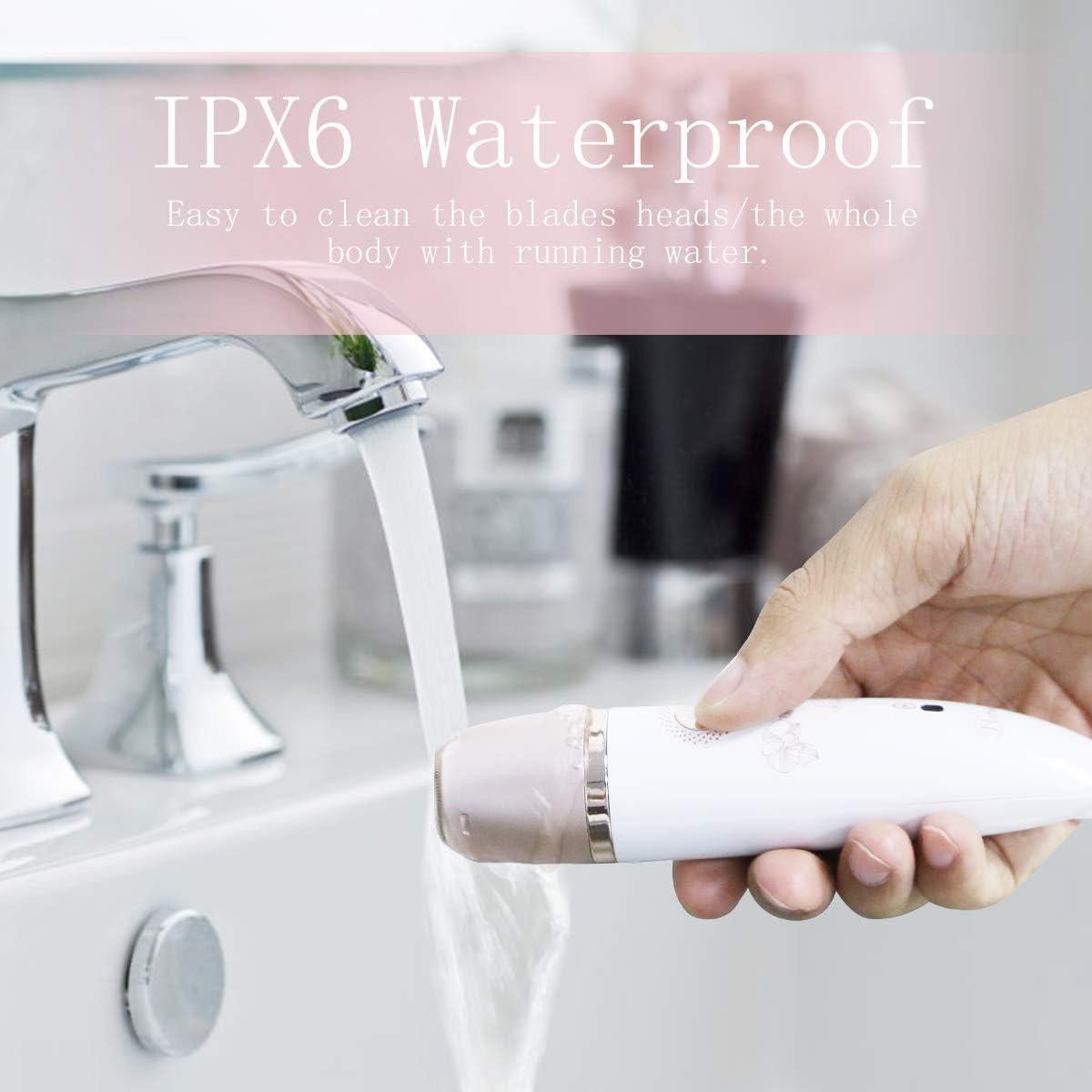 Afeitadora eléctrica RenFox 2 en 1 hipoalergénica USB