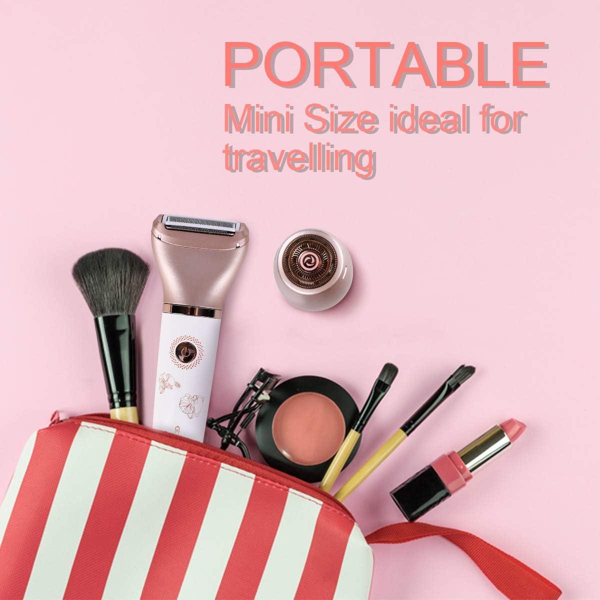 Afeitadora eléctrica RenFox 2 en 1 hipoalergénica USB