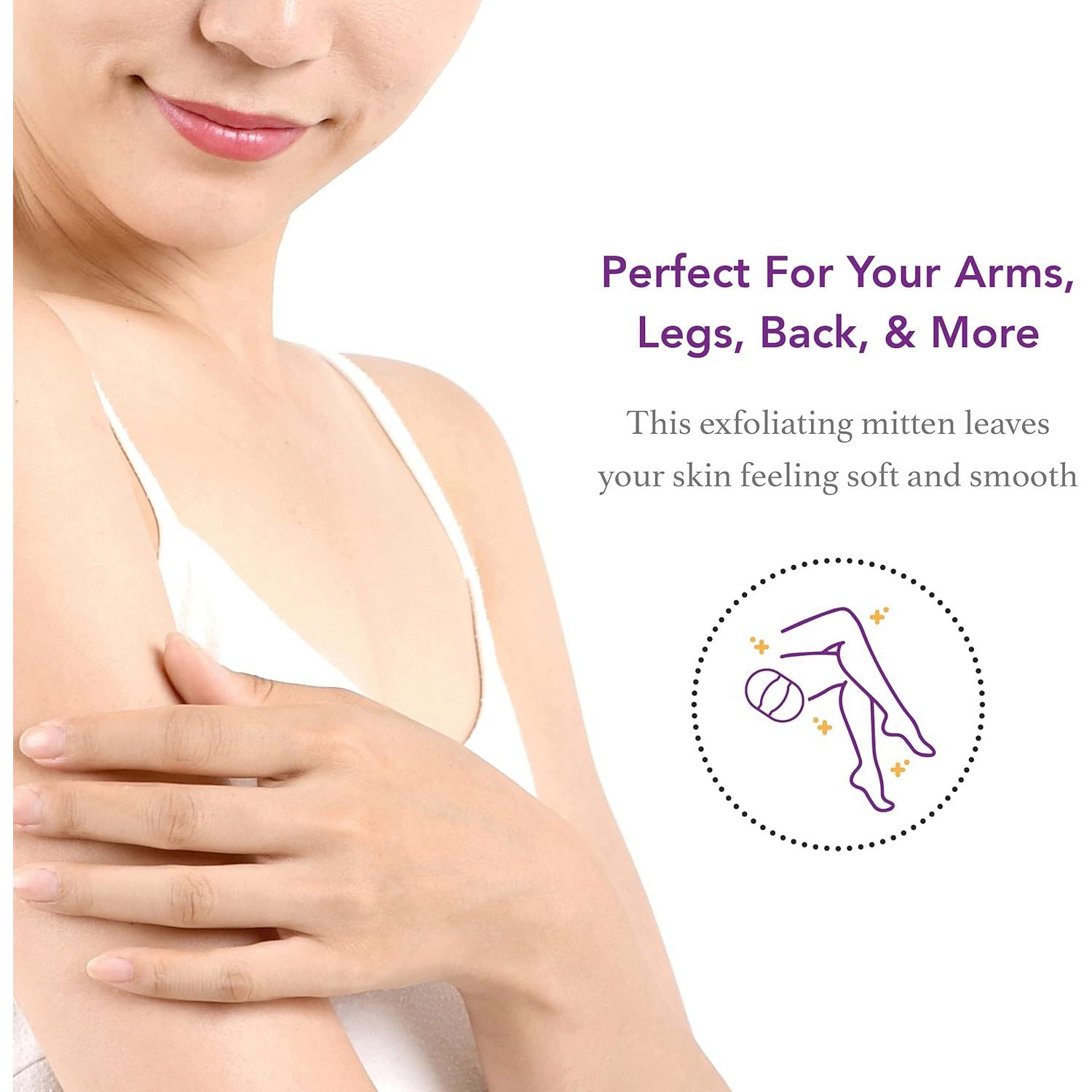 Mitón Removedor de Vello Hair Off - 100% Natural - 3 Piezas