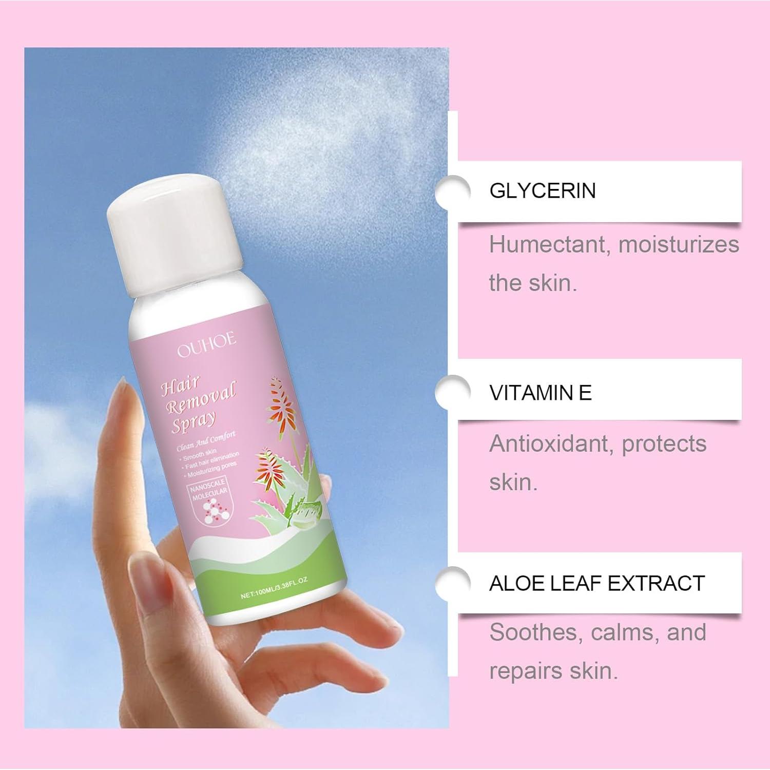 Crema Depilatoria SKYLWCG para Piel Sensible 181g Spray