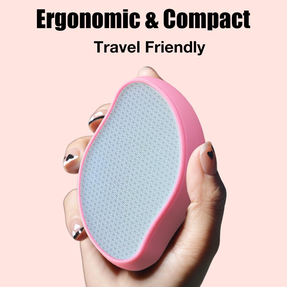 Removedor de Vello G.Liane Cristal Rosa Claro 10.5x6.5cm