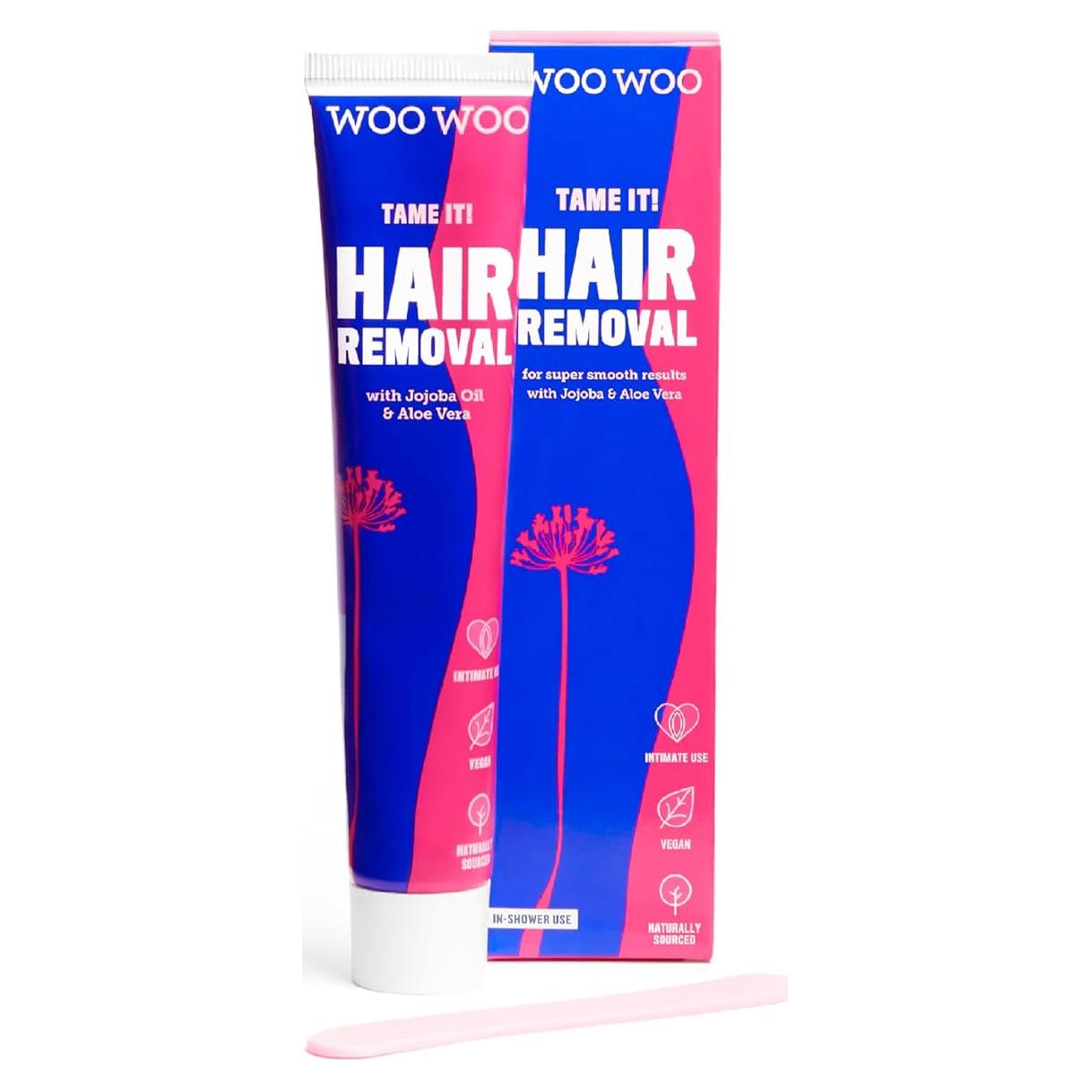 Crema Depilatoria Vegana WooWoo 100 ml para Ducha