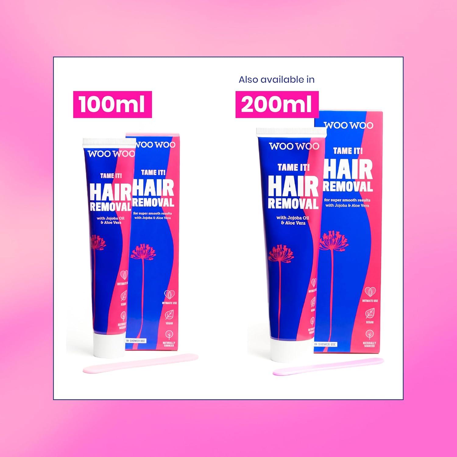 Crema Depilatoria Vegana WooWoo 100 ml para Ducha