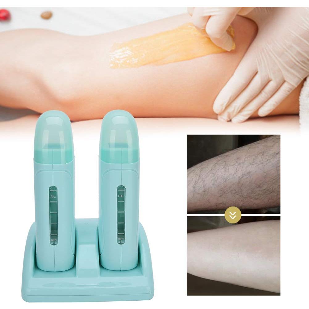 Kit de Eliminación de Vello HURRISE con Calentador de Cera Doble 100ml