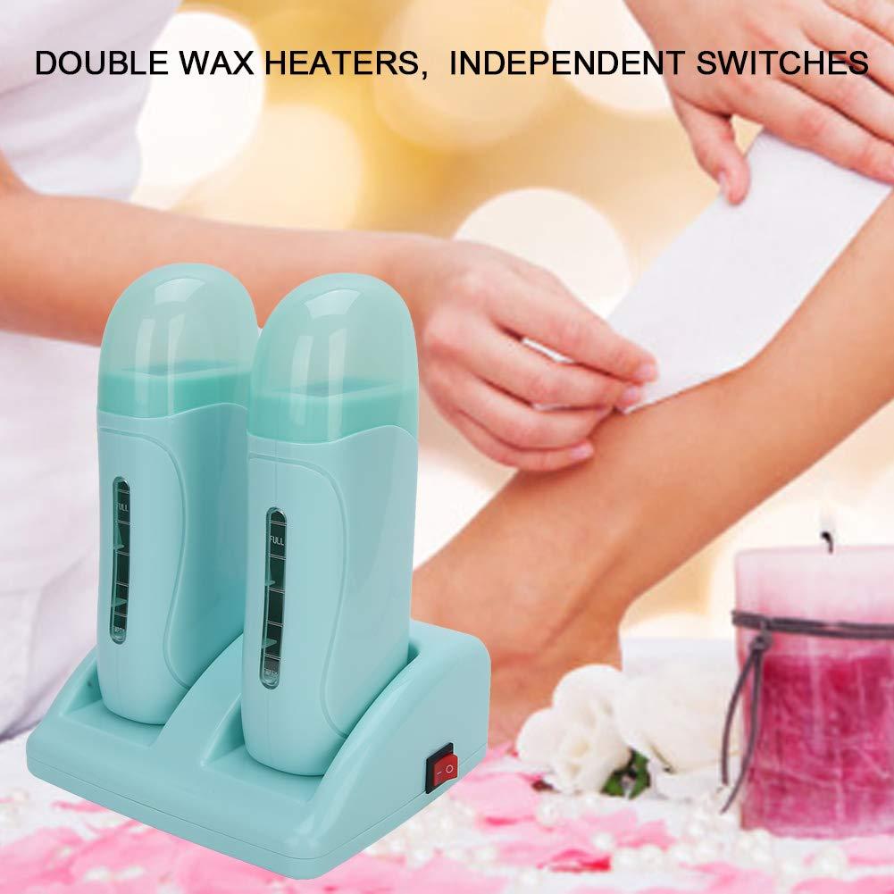 Kit de Eliminación de Vello HURRISE con Calentador de Cera Doble 100ml