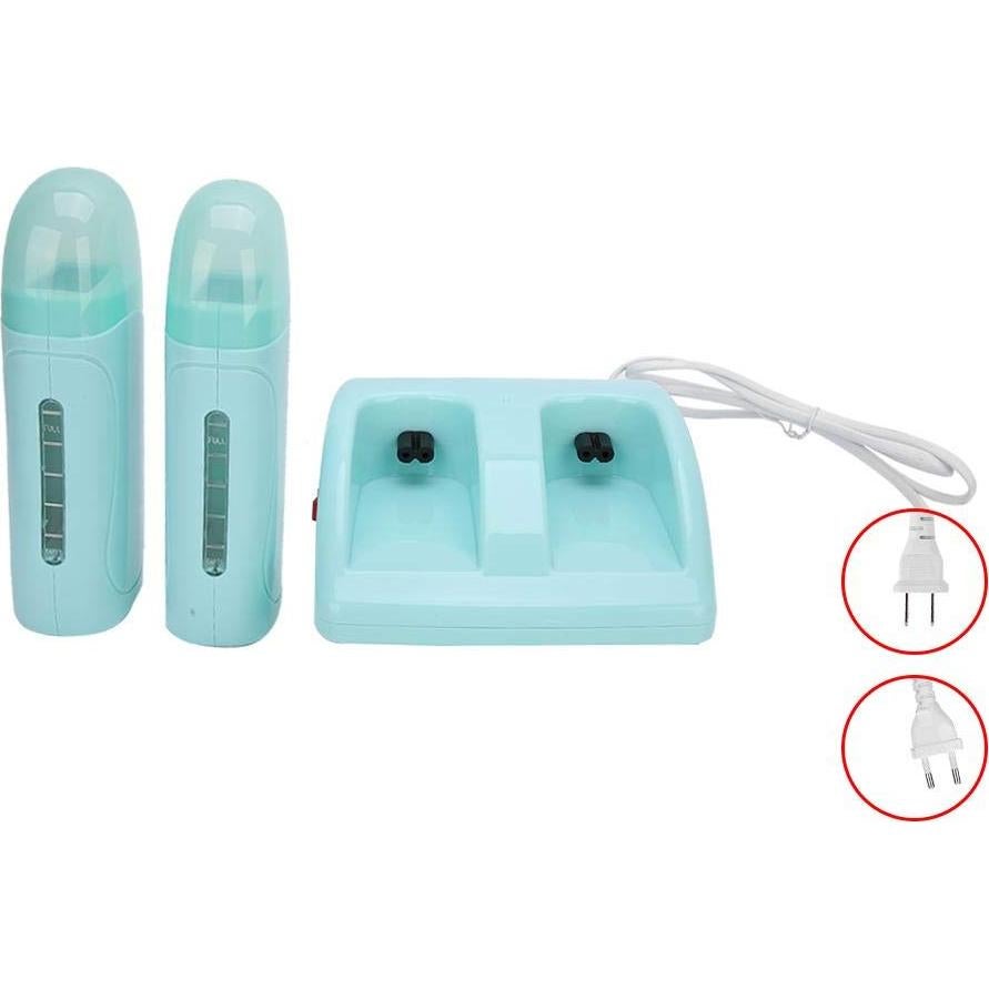 Kit de Eliminación de Vello HURRISE con Calentador de Cera Doble 100ml