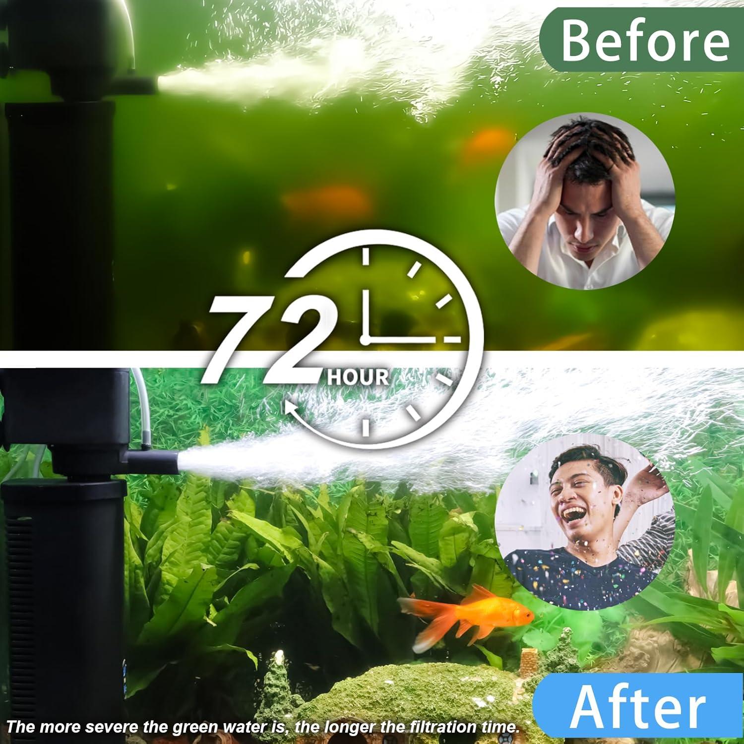 Filtro UV Coospider para Acuario 75-1130 Litros 600GPH