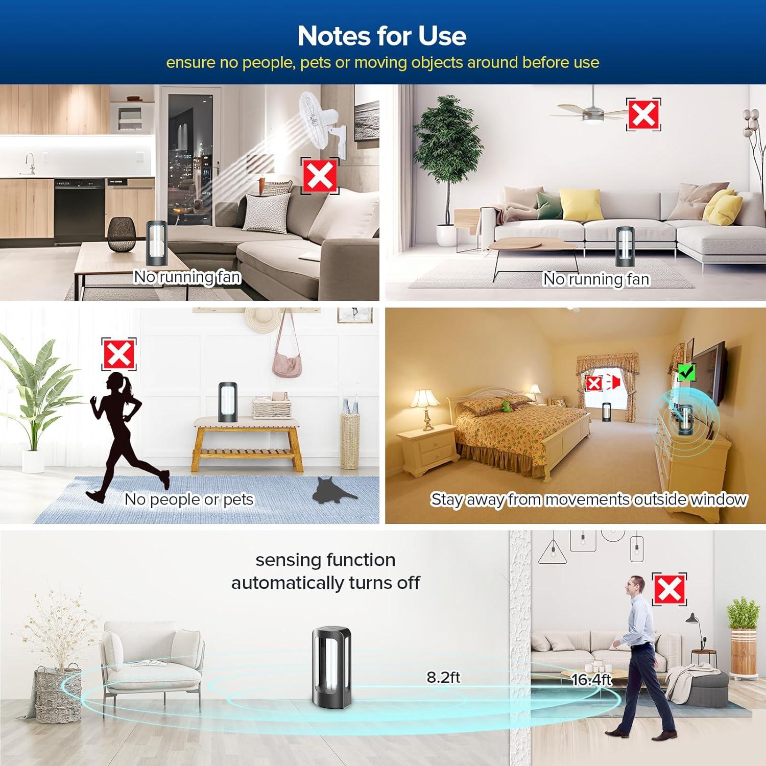 Lámpara Desinfectante UV SANSI 18W con Control Remoto
