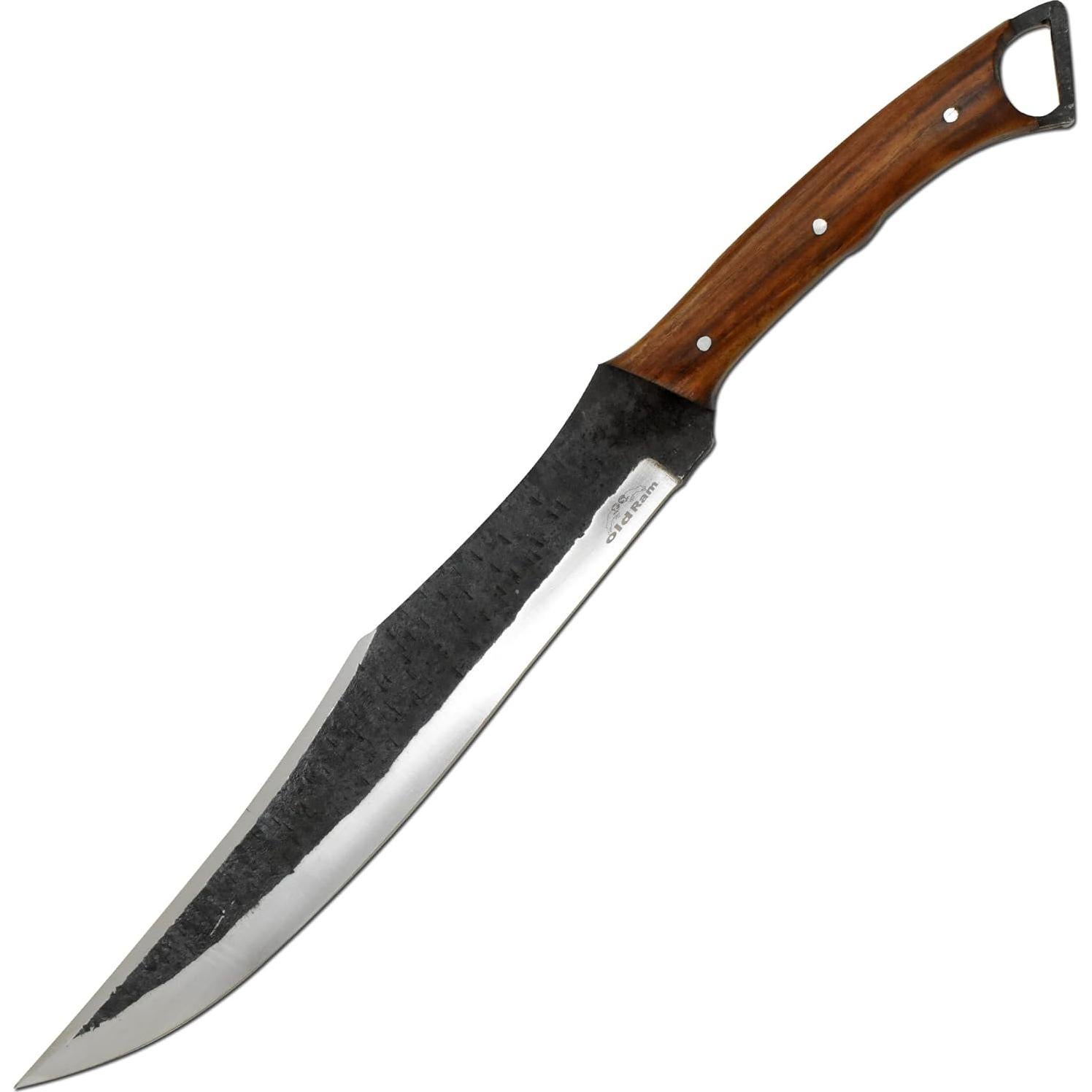 Machete de Caza Old Ram 57.15 cm Acero al Carbono 1075
