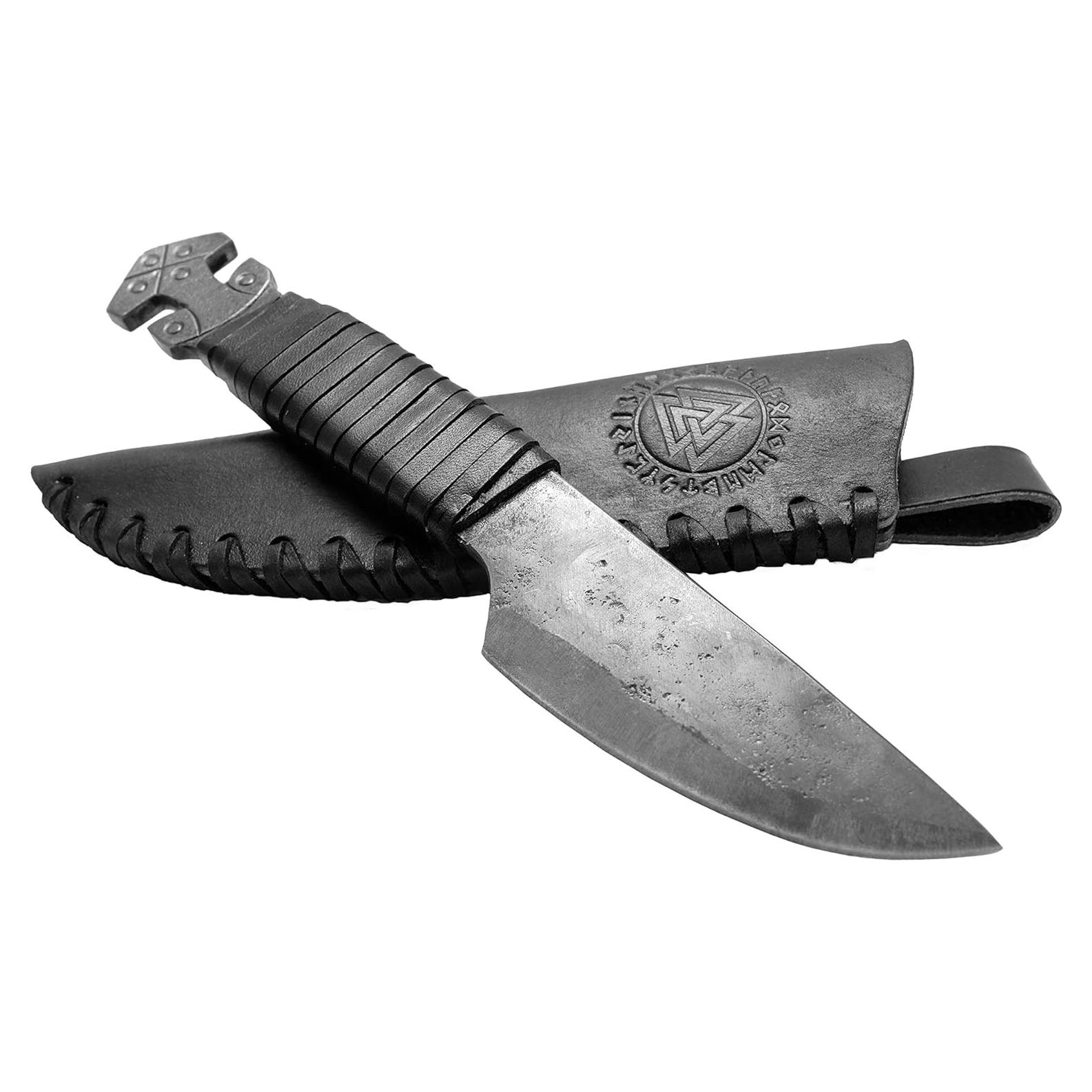 Cuchillo Vikingo Toferner Thor 21.5 cm con Funda de Cuero