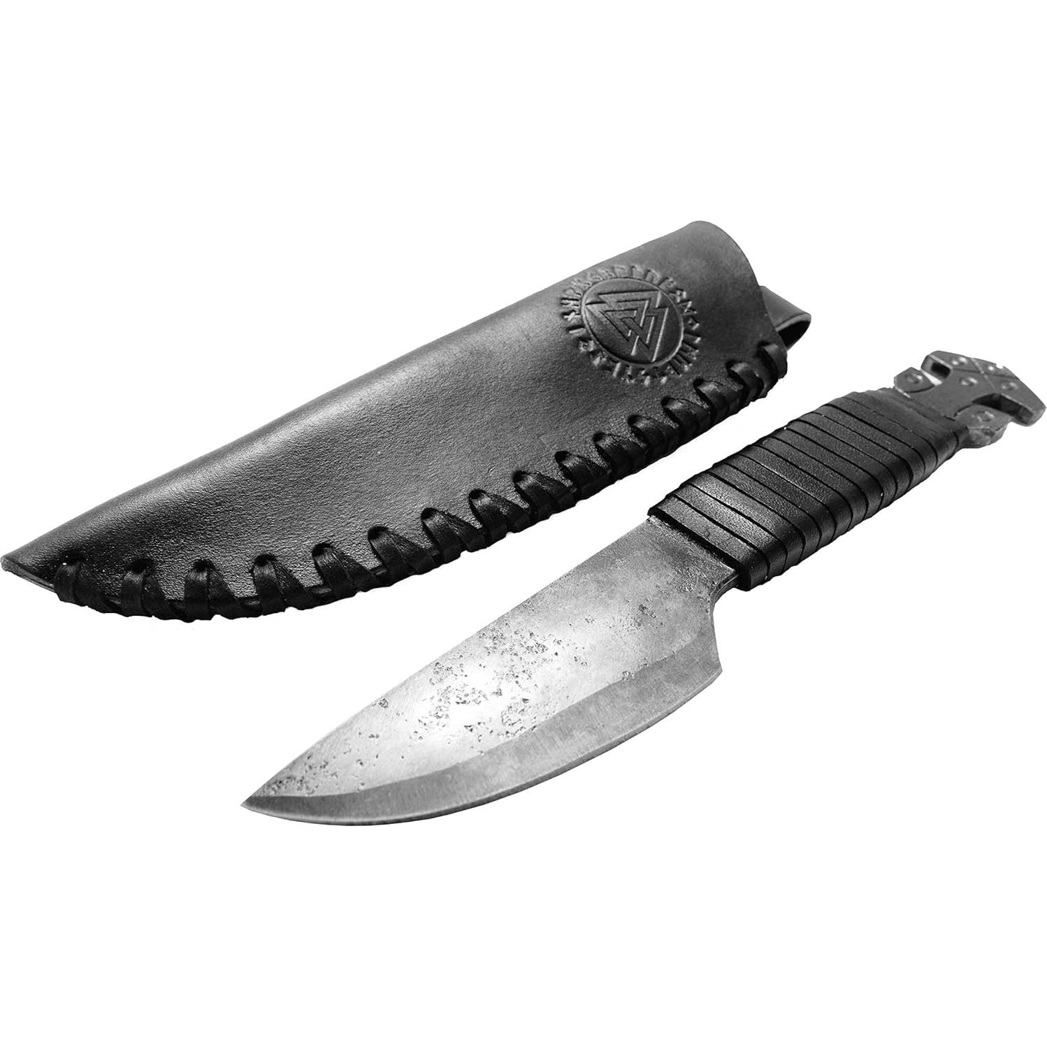 Cuchillo Vikingo Toferner Thor 21.5 cm con Funda de Cuero