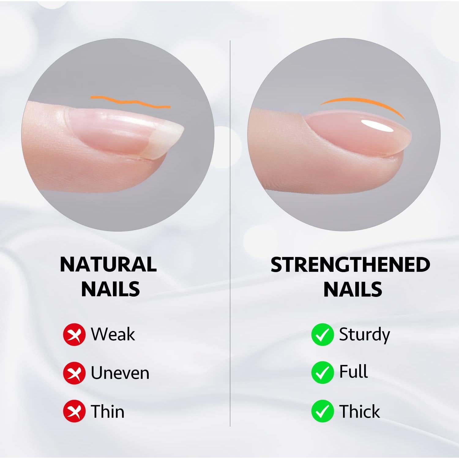 Gel Constructor Transparente GAOY 16ml para Uñas Fuertes