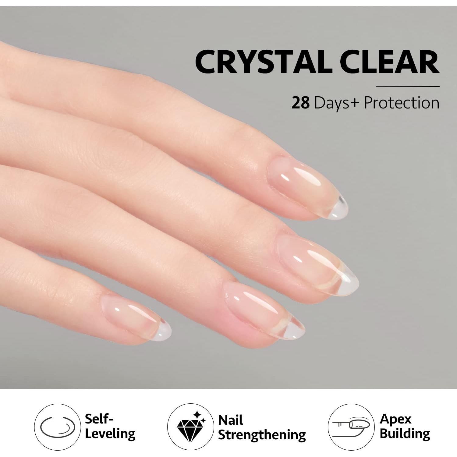 Gel Constructor Transparente GAOY 16ml para Uñas Fuertes