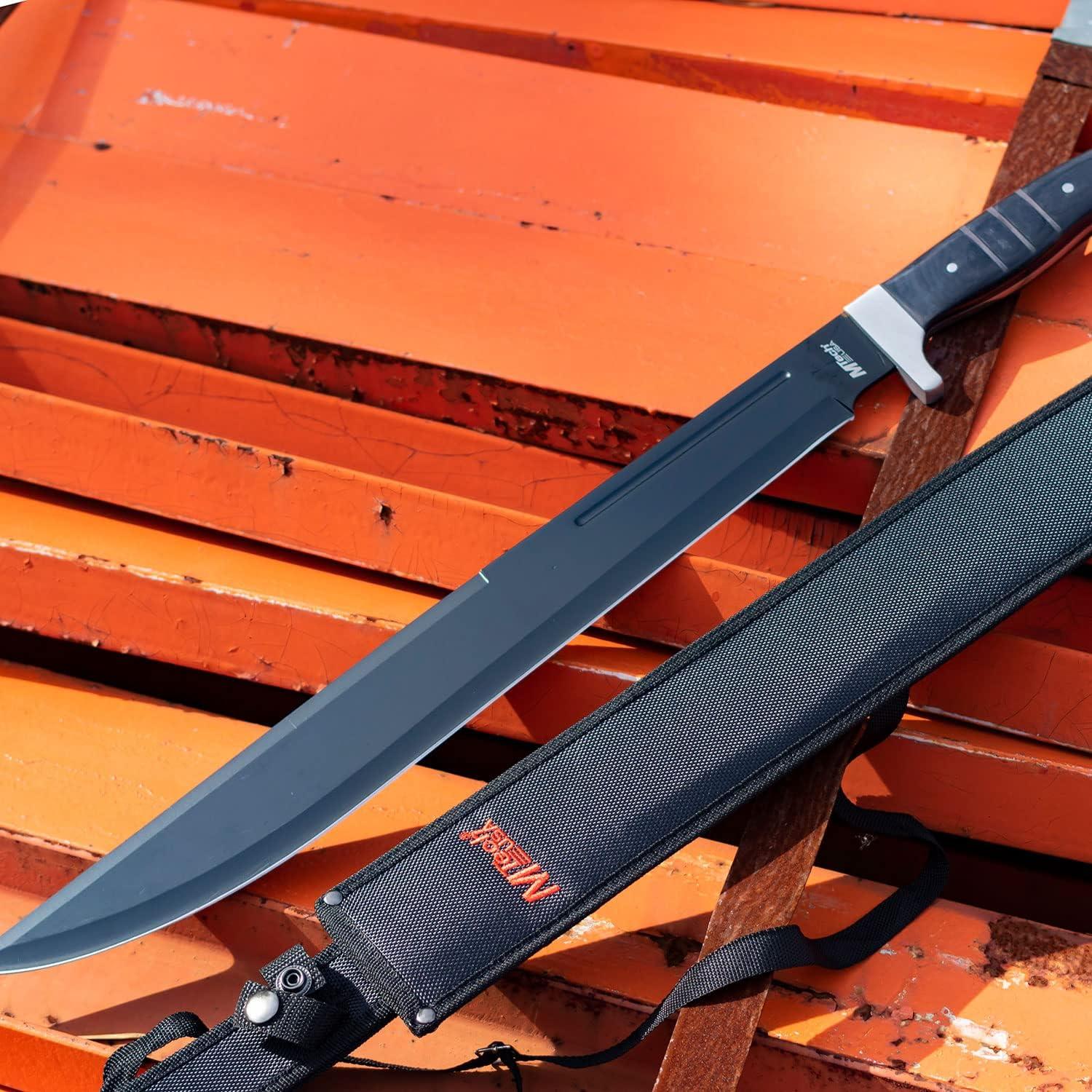 Machete MTECH USA MT-20-08L 63.5 cm Acero Inoxidable Negro