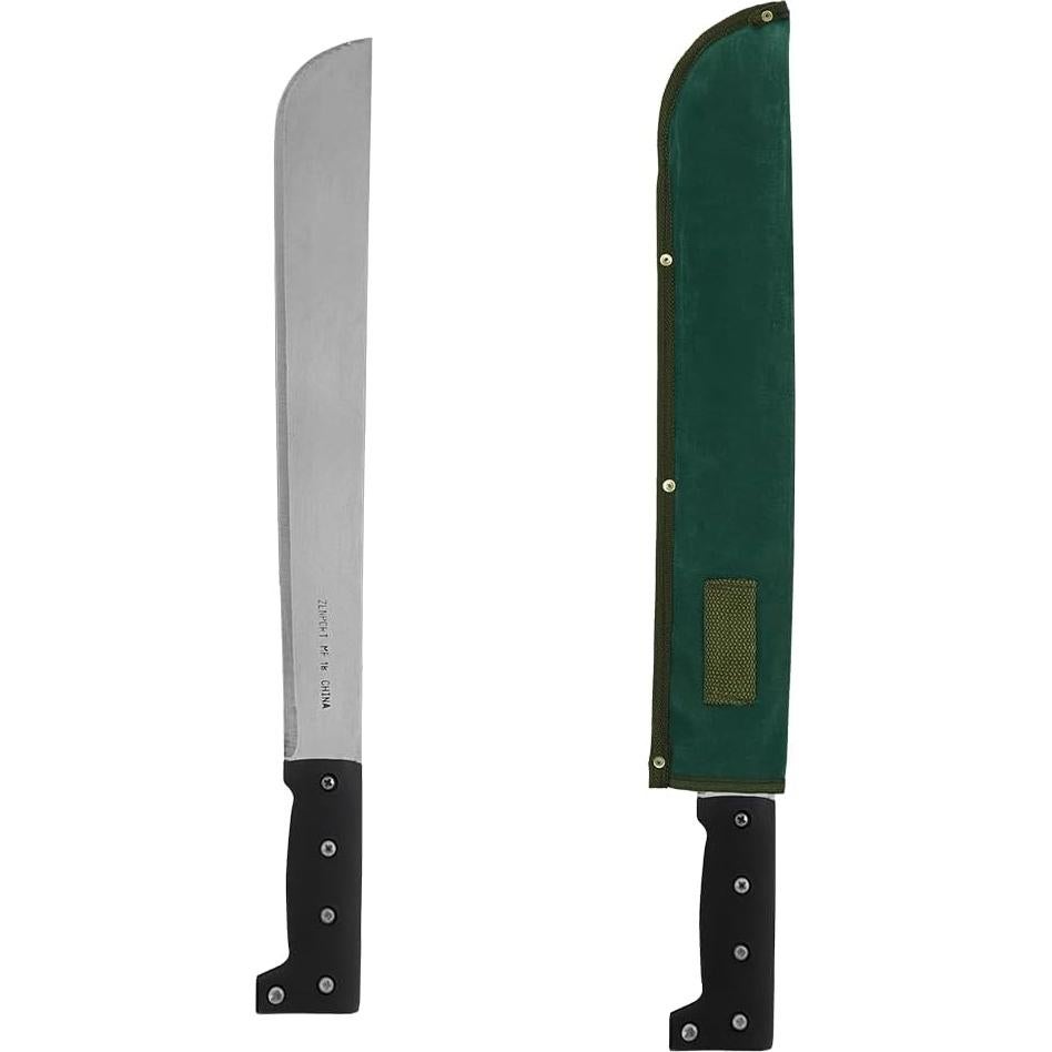 Machete Zenport MP18 con funda, hoja de acero 45.72 cm